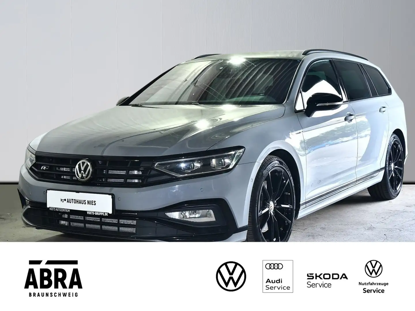 Volkswagen Passat Variant 2.0 TDI R-line 4M IQ.LIGHT+AHK+NAV Grau - 1