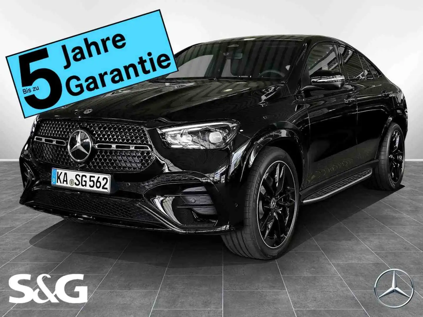 Mercedes-Benz GLE 450 d 4M Coupé AMG Standhz.+360°+LED+AHK+HuD Schwarz - 1