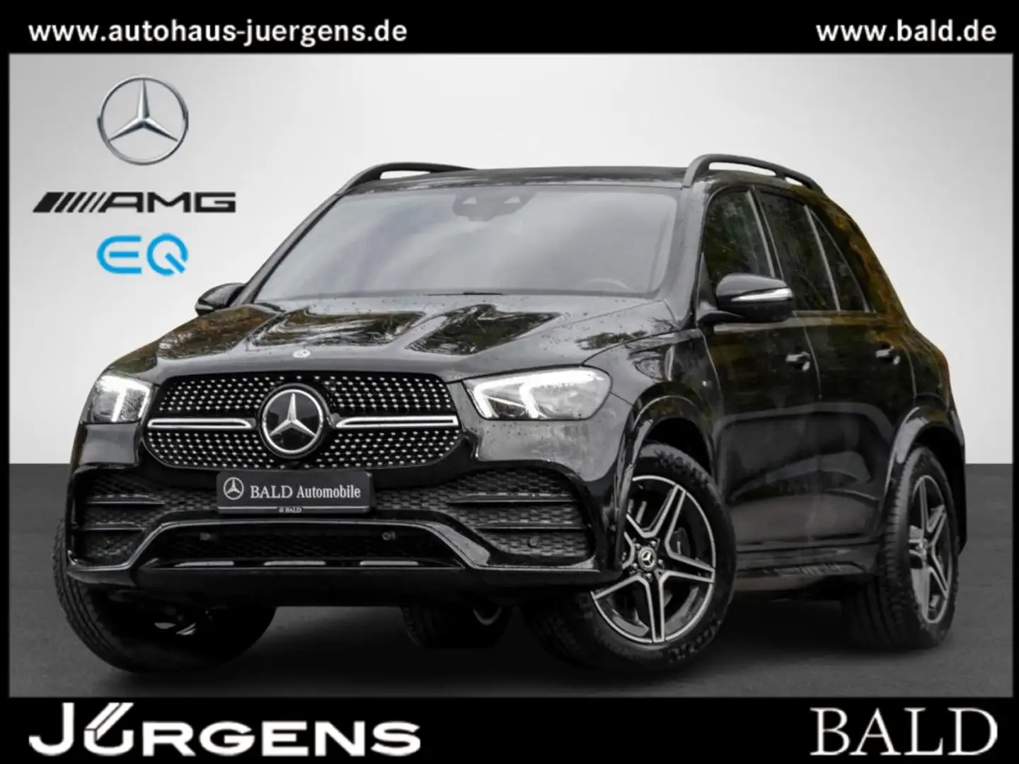 Mercedes-Benz GLE 350 de 4MATIC AMG-Sport+Pano+Distr+Night+360 Schwarz - 1