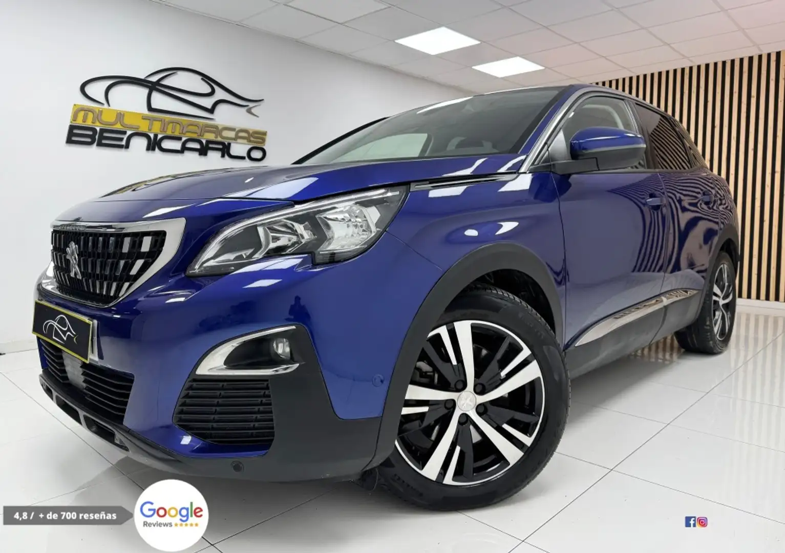 Peugeot 3008 Hybrid 225 Allure e-EAT8 Bleu - 2
