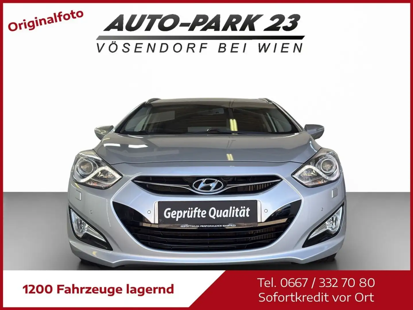 Hyundai i40 Business 1,7 CRDi Aut.*KAMERA*NAVI*MOD2016 Silber - 2
