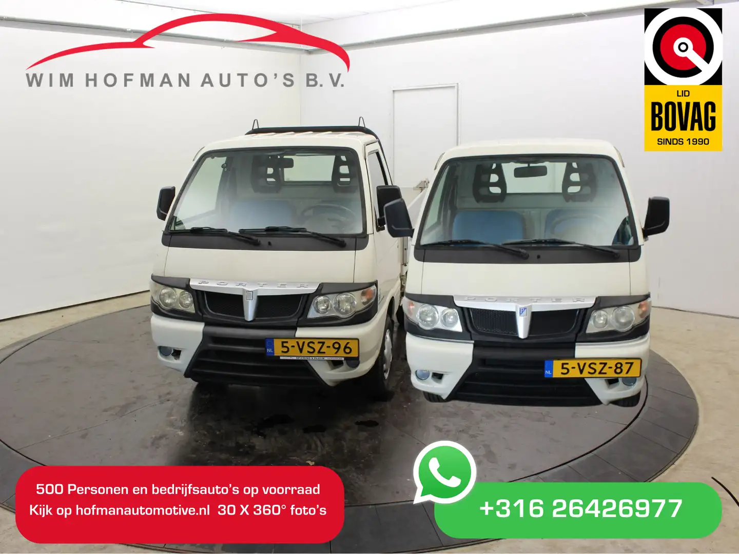 Piaggio Porter Pick-up Extra Electric 2 stuks 1x defecte accu 1 z - 1