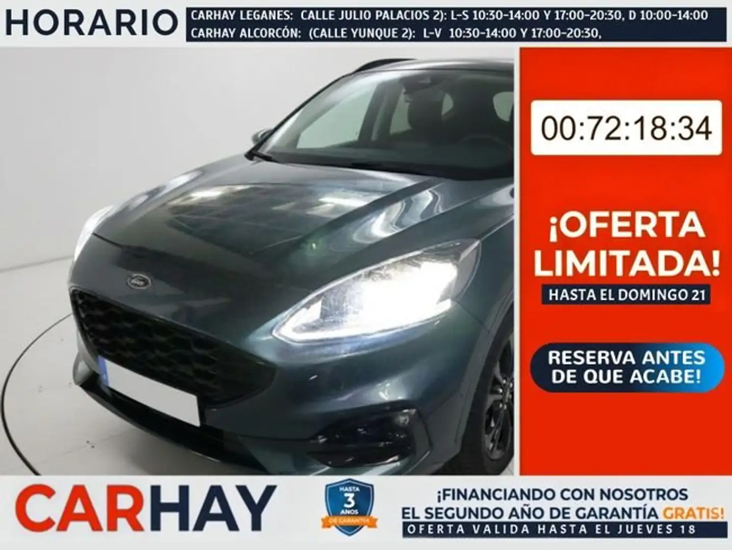 Ford Kuga 2.5 Duratec PHEV ST-Line 4x2 Azul - 1