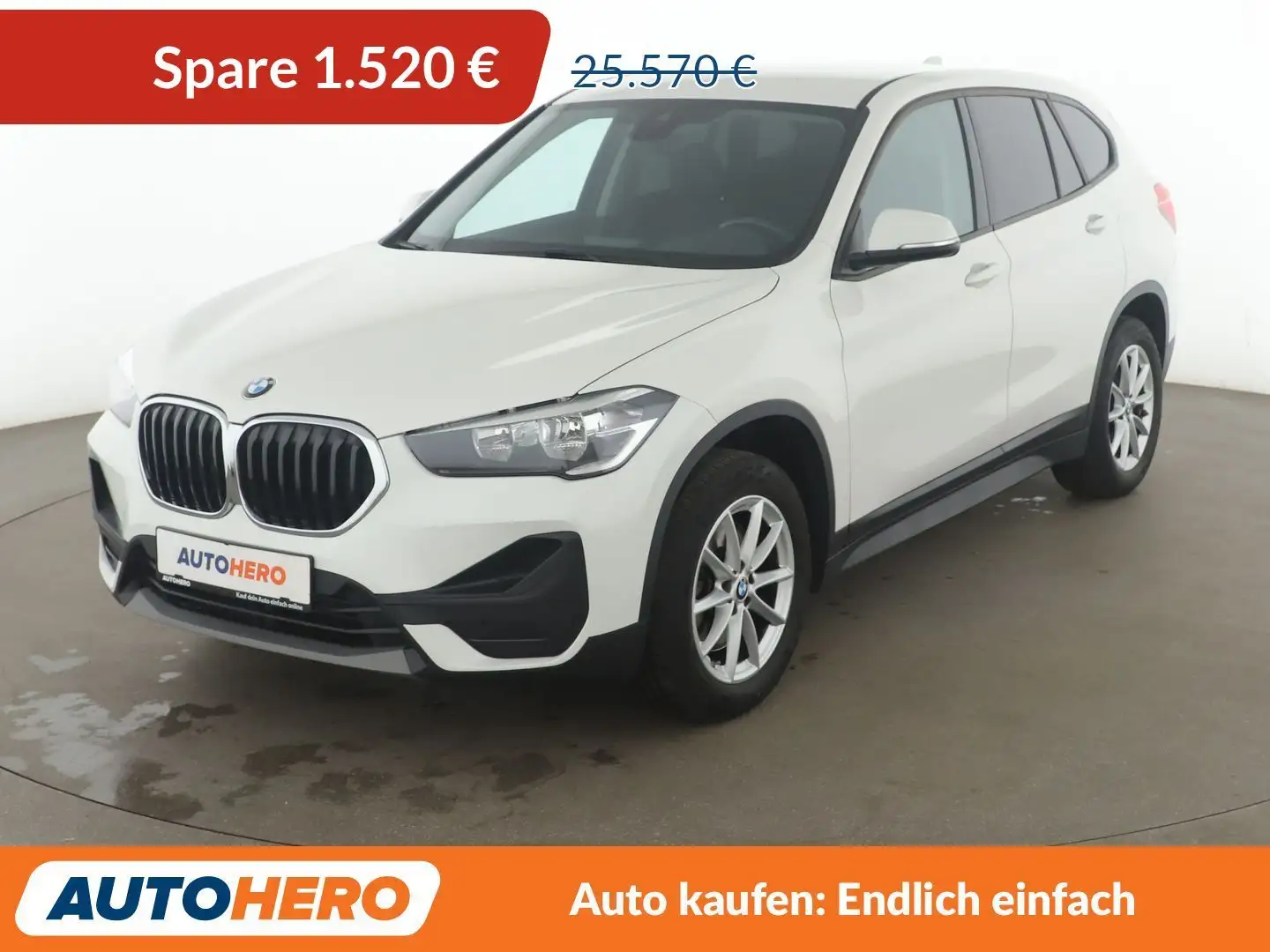 BMW X1 xDrive 20d Advantage Aut.*NAVI*TEMPO*PDC*SHZ* Blanc - 1