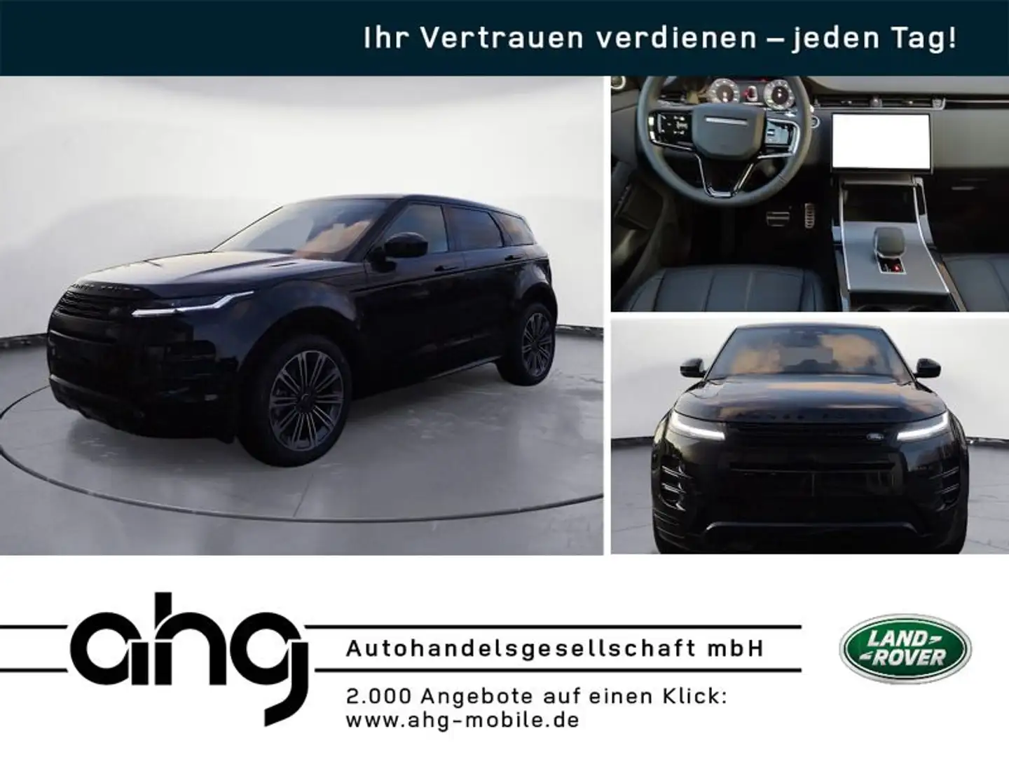 Land Rover Range Rover Evoque P270e DYNAMIC SE Tempom.aktiv Negro - 1