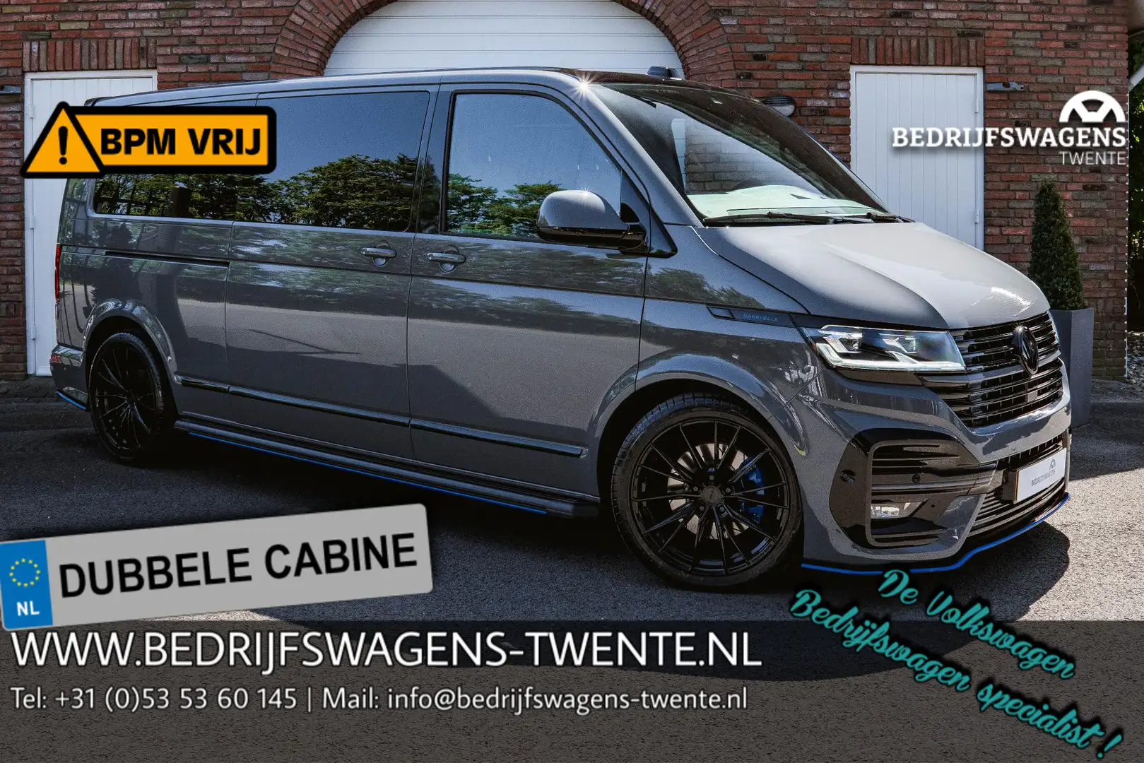 Volkswagen T6.1 Caravelle 2.0 TDI 204 PK DSG L2H1 A-KLEP BWT SPECIAL Šedá - 1