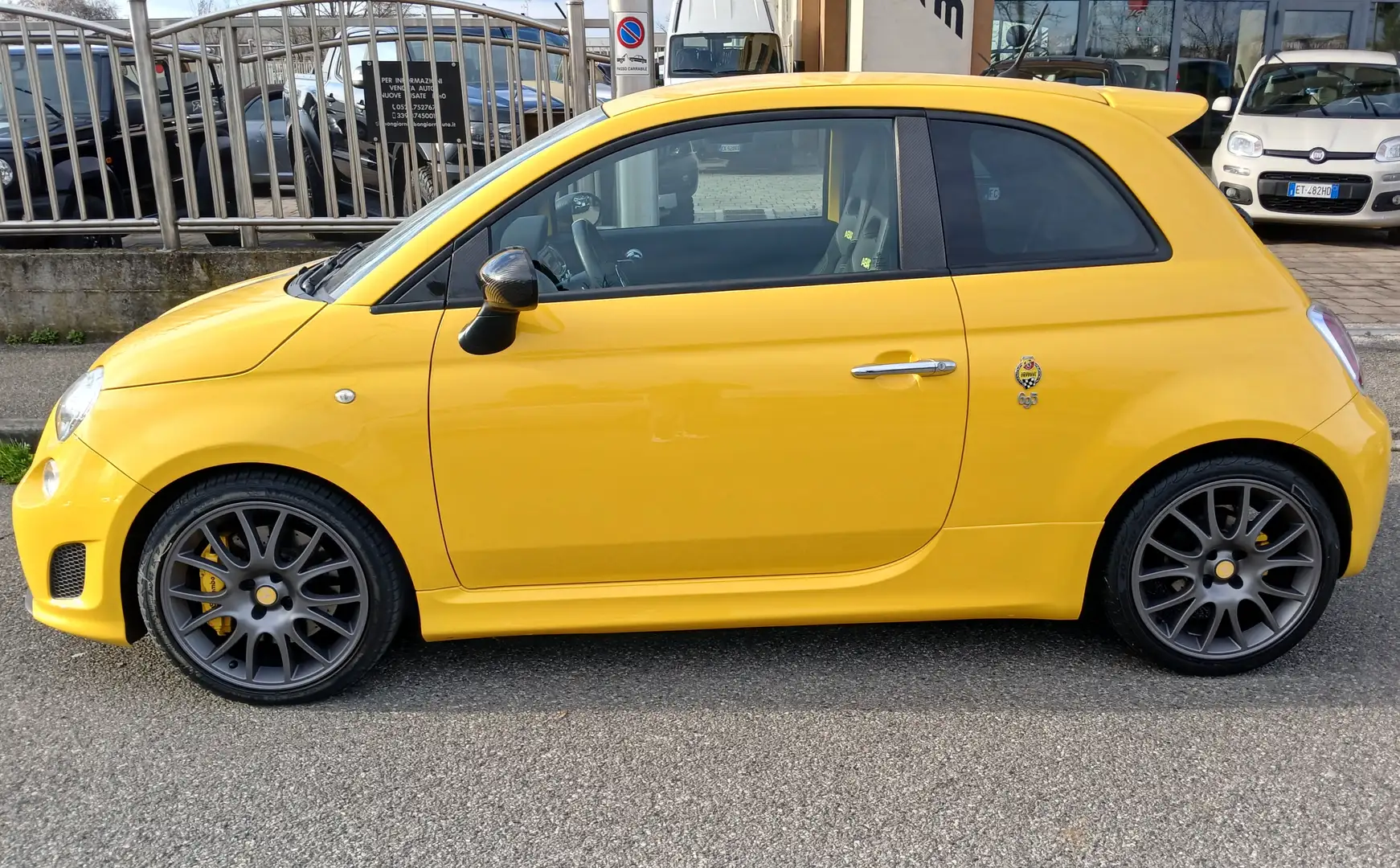 Abarth 695 tributo ferrari n245/299 gialla originale Galben - 2