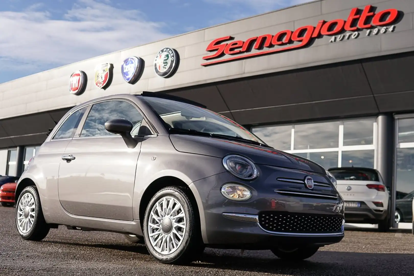 Fiat 500C 1.0 69cv hybrid Dolcevita Cabrio KM 42.000 Grigio - 2