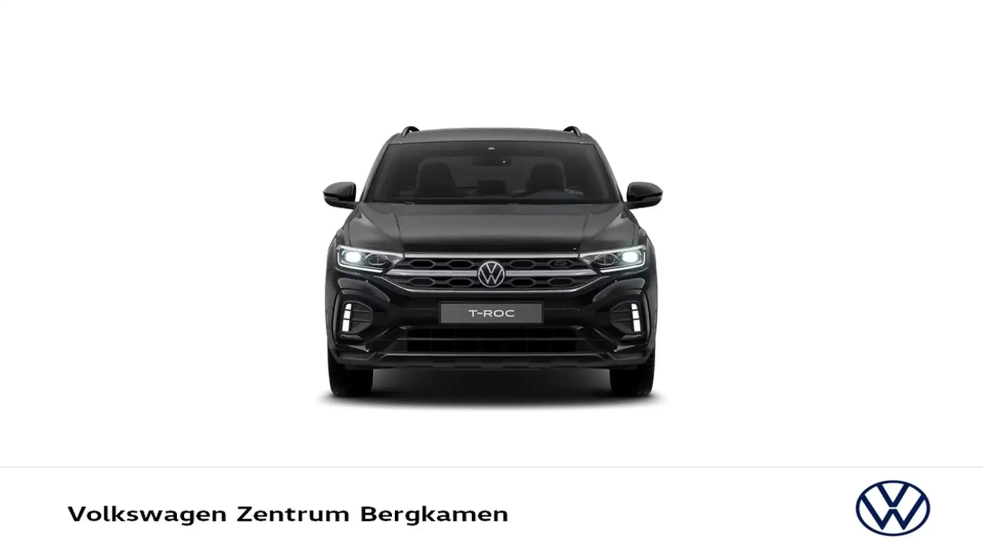 Volkswagen T-Roc 1.5 R-LINE AHK CAM ACC NAVI LM17 CARPLAY Schwarz - 2