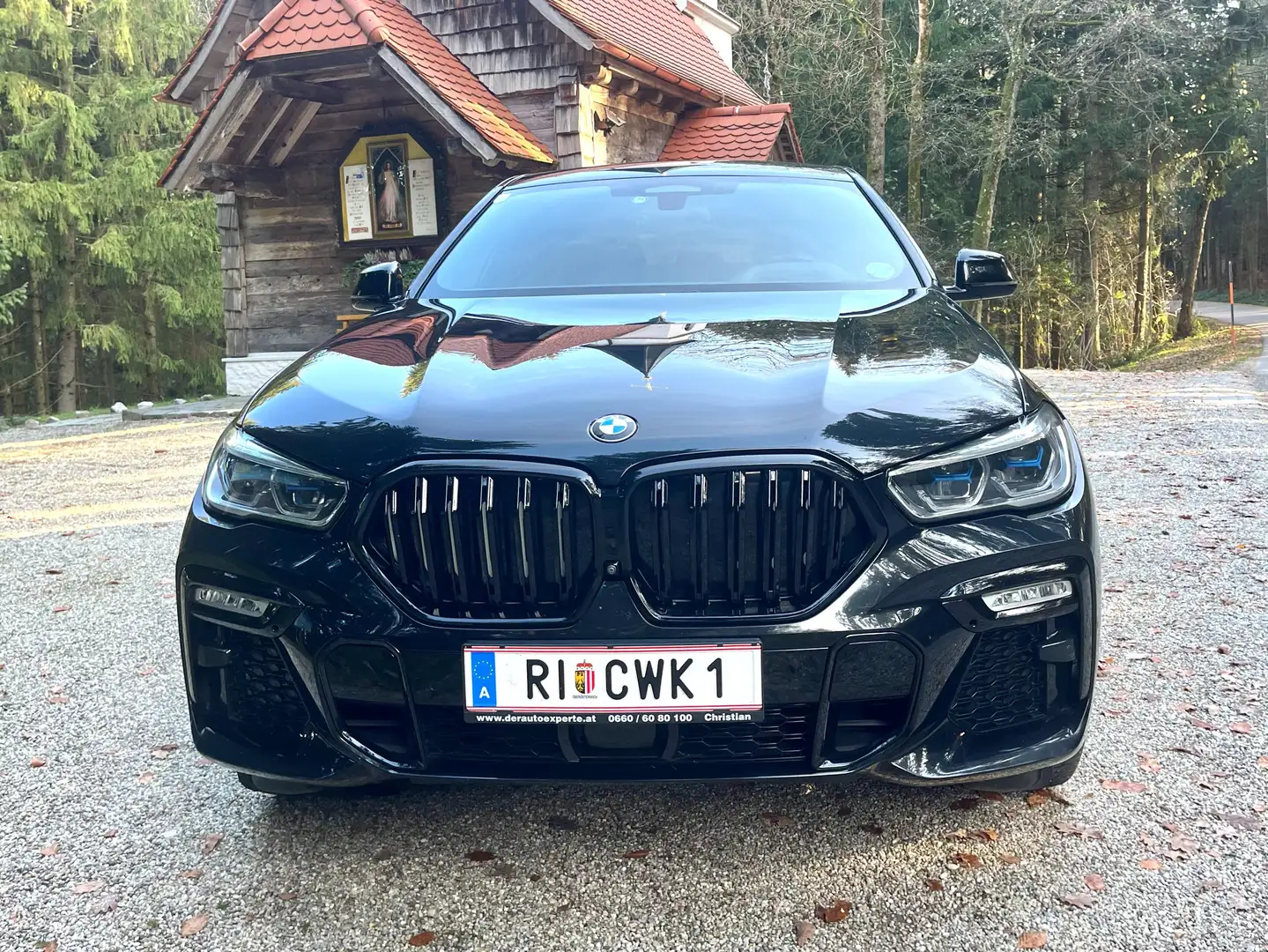 BMW X6 X6 xDrive30d Sport, HUD, AHK, alle Service, TOP !! Schwarz - 2