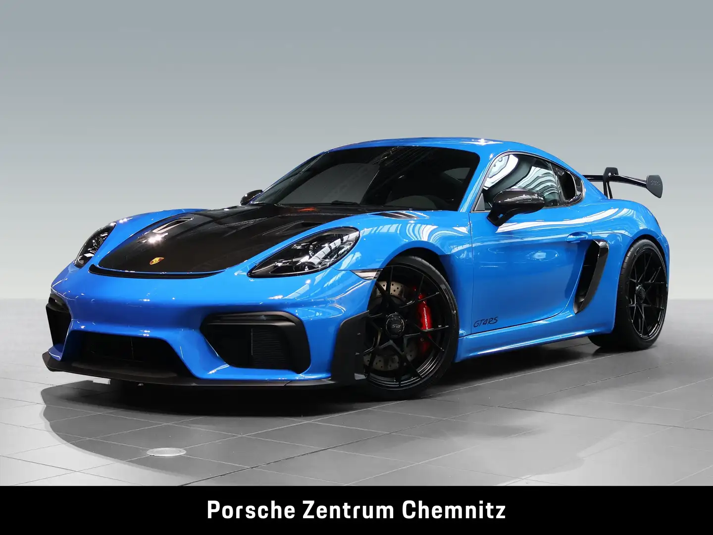 Porsche Cayman 718 Cayman GT4 RS Weissach-Pkt.;Vollschalen;Lift;B Blau - 1