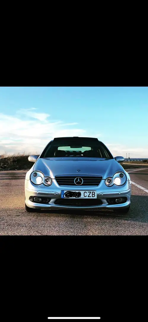 Mercedes-Benz CL 230 Cuero negro,techo solar panoramico,navegador Argintiu - 1