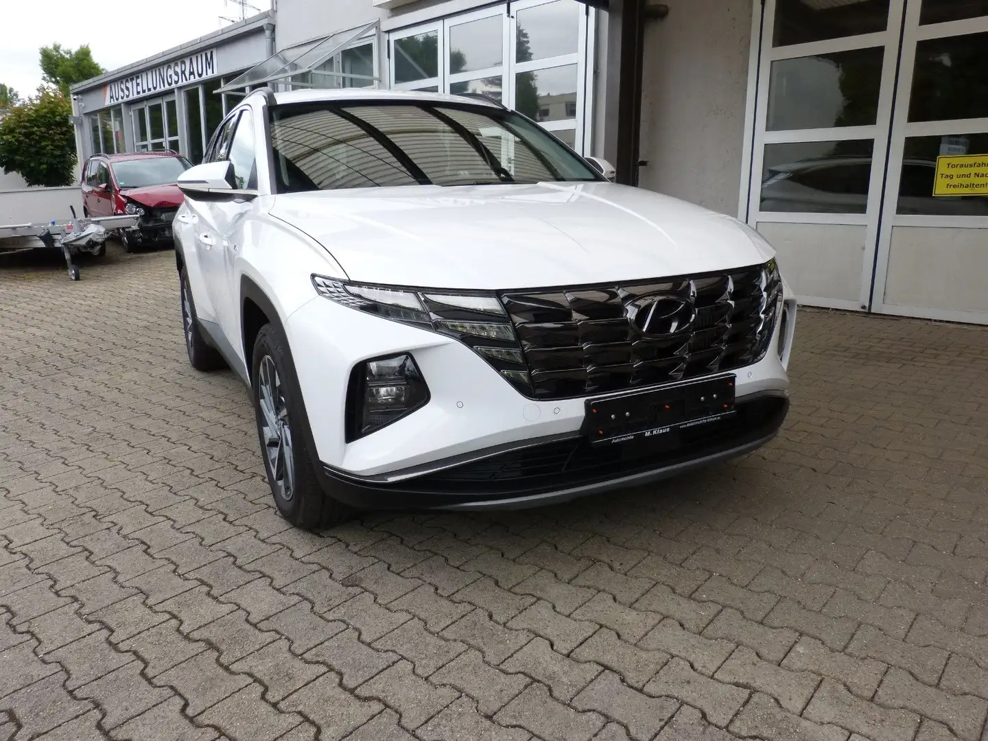 Hyundai TUCSON Trend Mild-Hybrid 4WD NAVI LED ACC KAMERA Blanc - 1