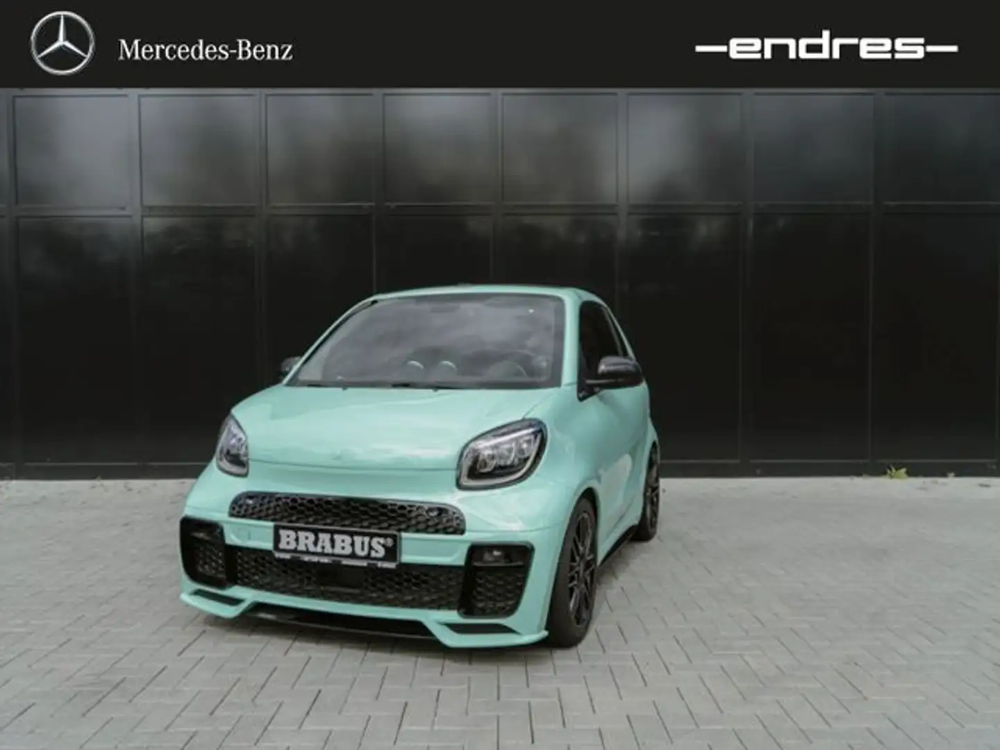 smart forTwo Cabrio EQ BRABUS +JBL+KAMERA+22kW+ Grün - 1