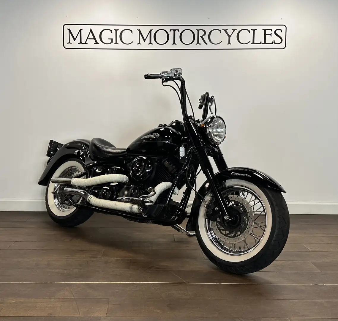 Yamaha XVS 650 Custom Chopper A2 Zwart - 2