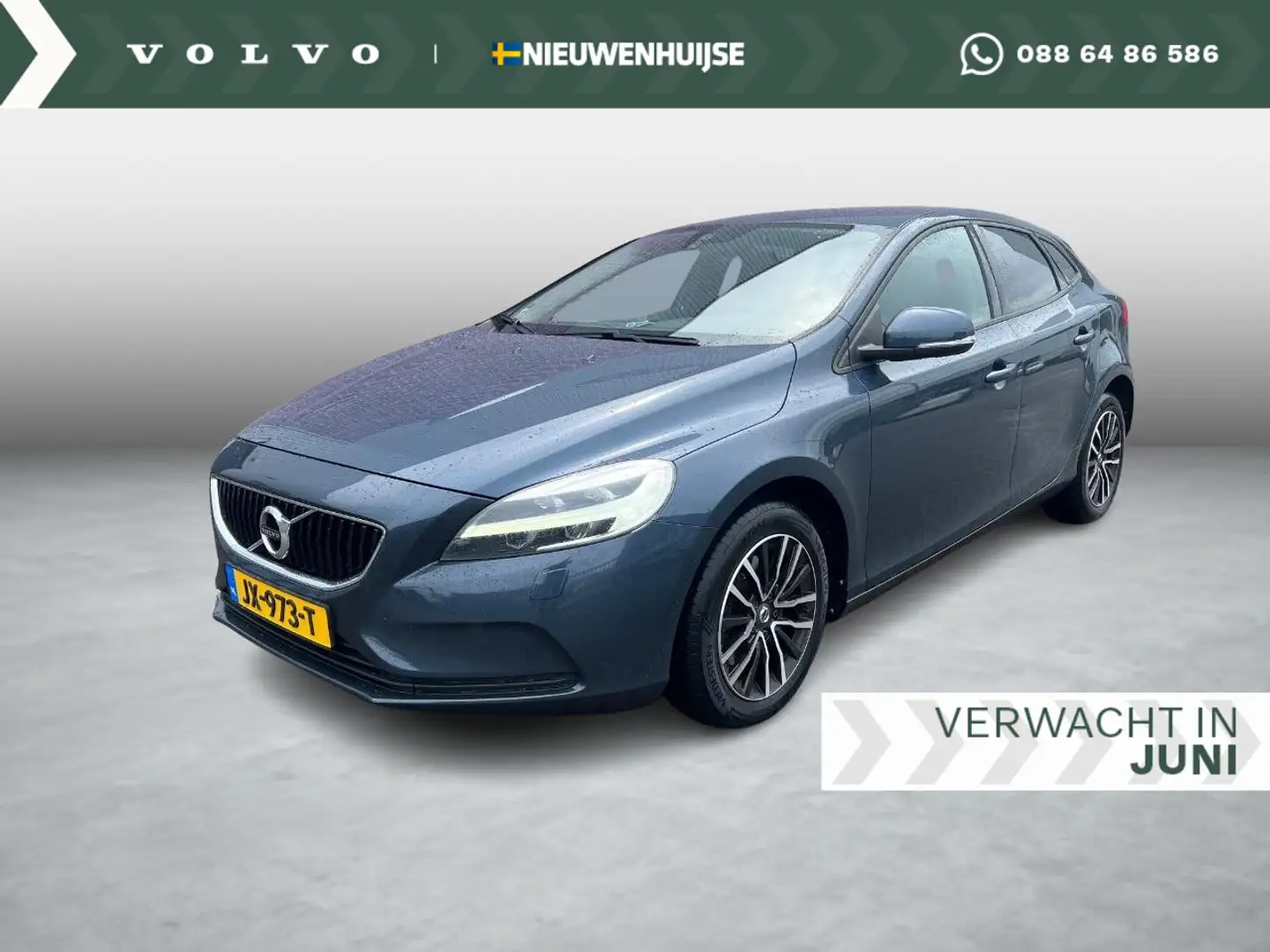 Volvo V40 2.0 T2 Momentum | Trekhaak afneembaar | Parkeerver Blauw - 1