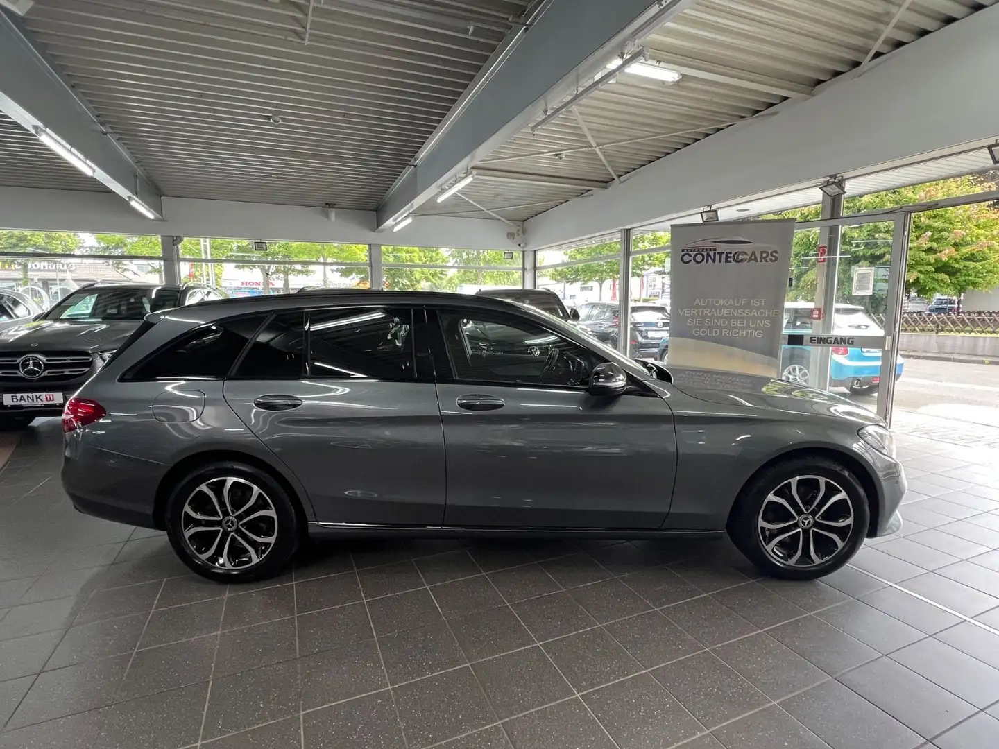 Mercedes-Benz C 220 T d Night 2x Avantgarde AHK+e-klappe+PARK Gris - 1
