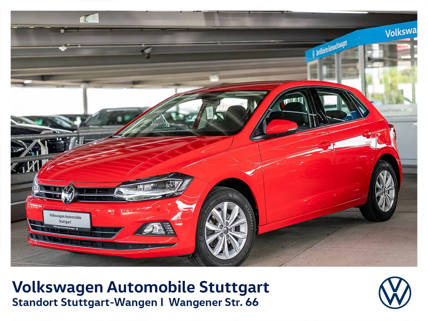 Volkswagen Polo Style 1.0 TSI Navi LED ACC SHZ PDC Rot - 1