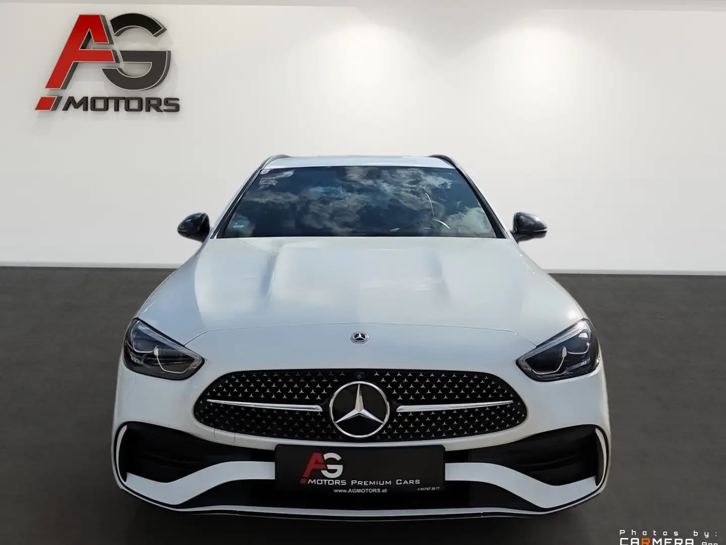 Mercedes-Benz C 300 e T 25,4kWh Aut. AMG-Line/LED/360° Kamera/SHZ/1.B Weiß - 2