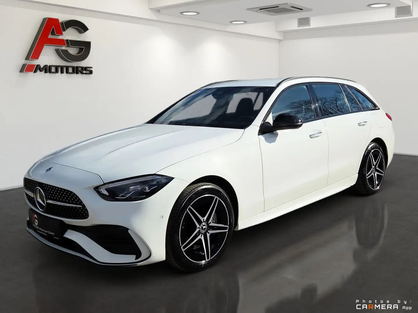 Mercedes-Benz C 300 e T 25,4kWh Aut. AMG-Line/LED/360° Kamera/SHZ/1.B Weiß - 1