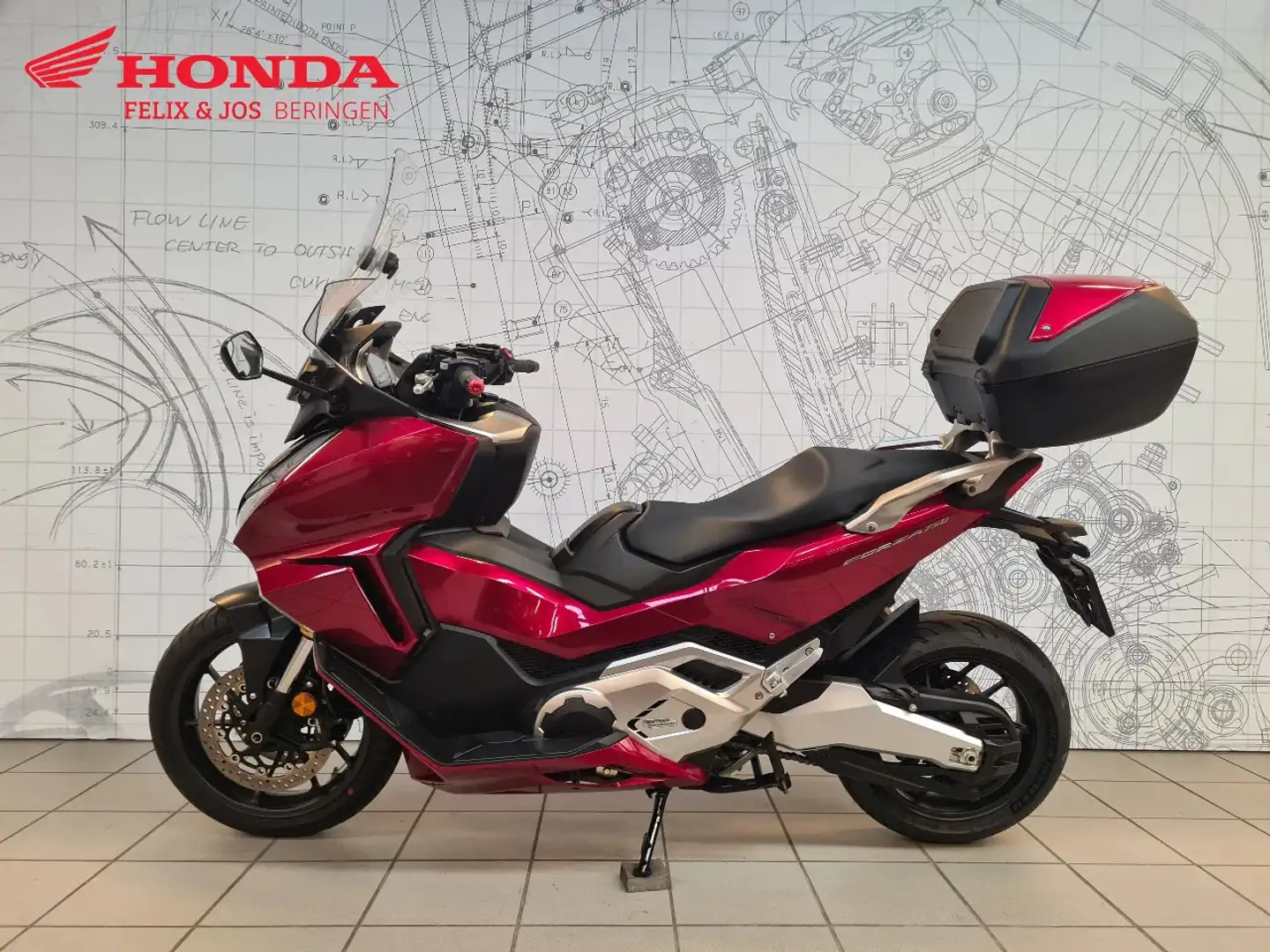 Honda Forza 750 NSS750 Rouge - 2