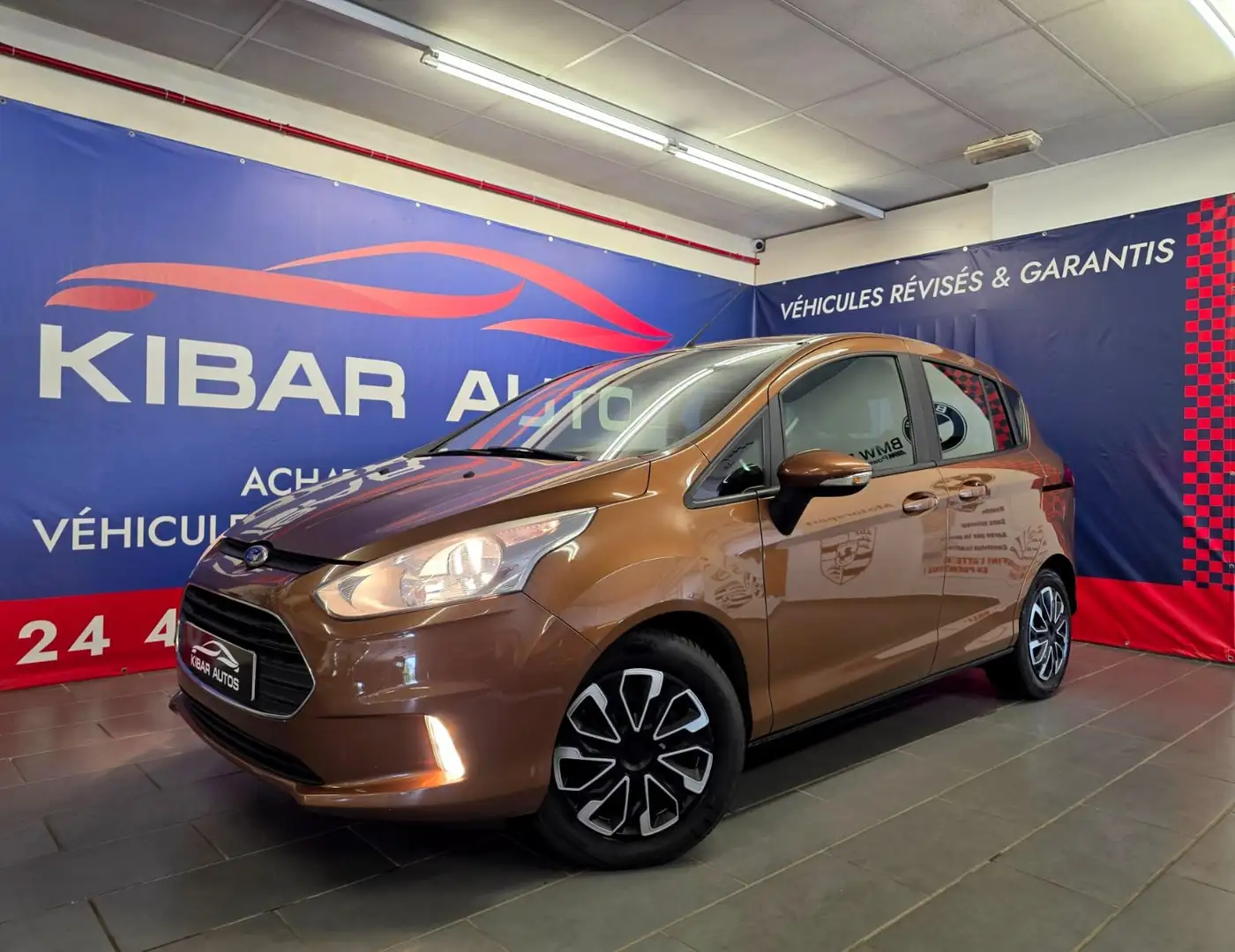 Ford B-Max 1.5 TDCI 75CV TREND 5P*GPS*CLIM*GARANTIE 12 MOIS Marrone - 1