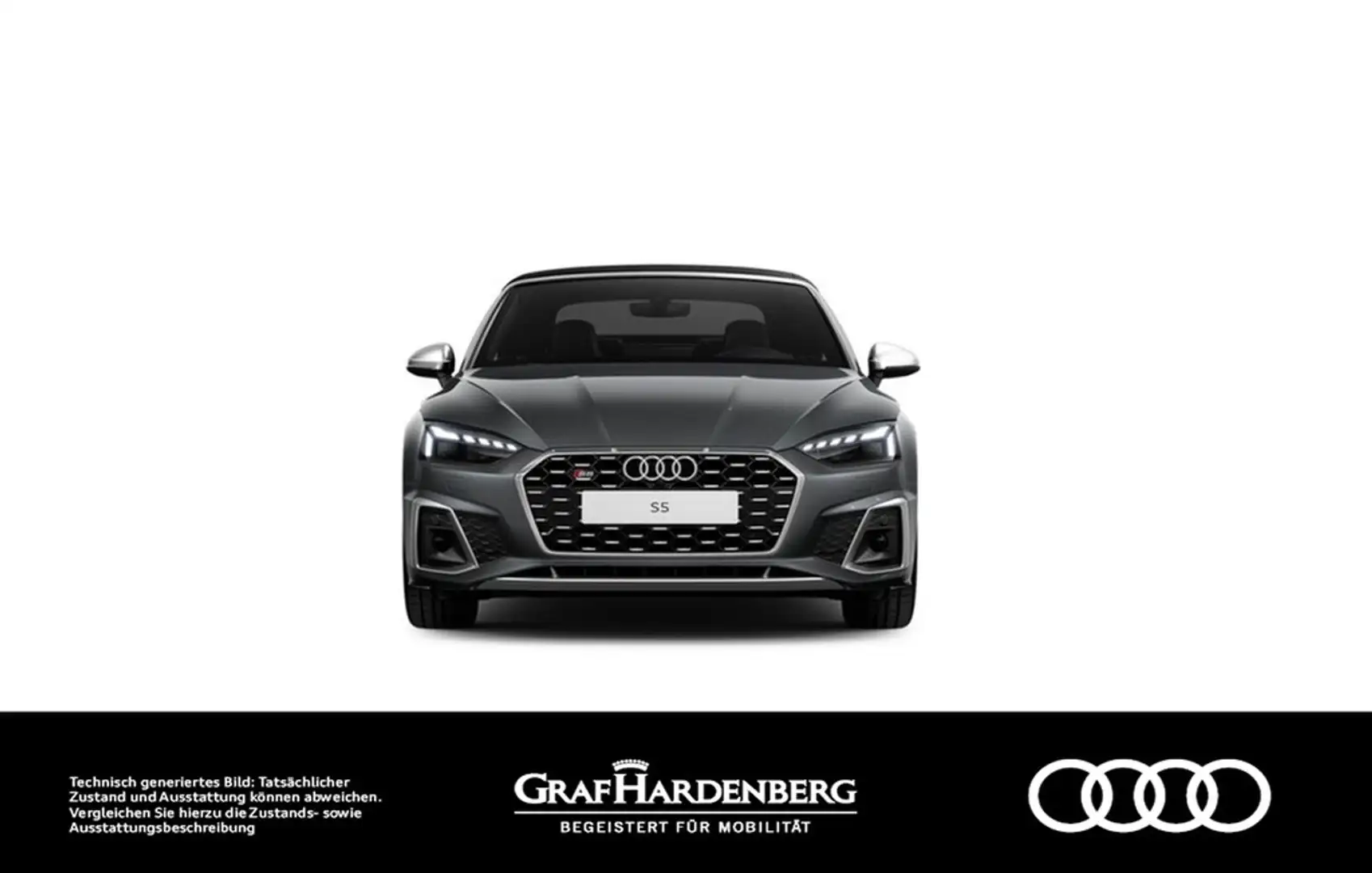 Audi S5 Cabrio 3.0 TFSI quattro . Matrix Klima SHZ Gris - 2