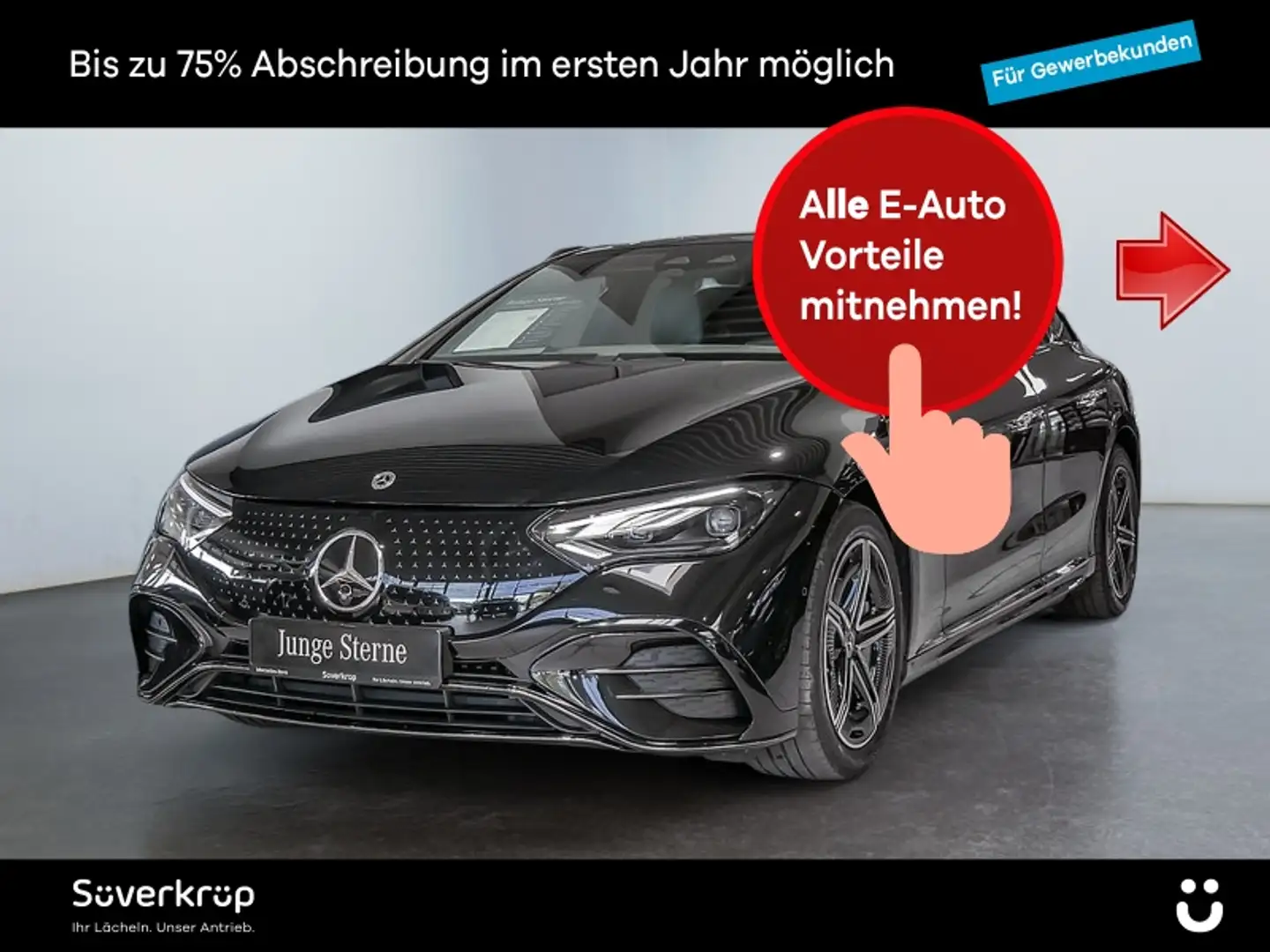 Mercedes-Benz EQE 500 4M , AMG BURM NIGHT PREMIUM MEMO 360 PDC Zwart - 1