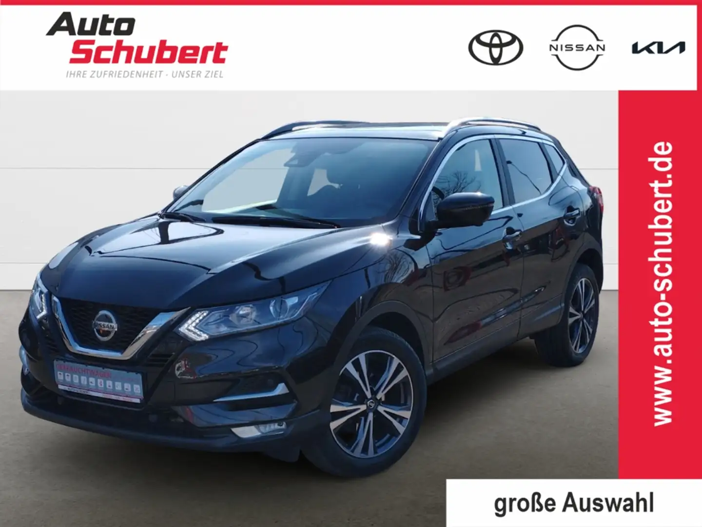 Nissan Qashqai ZAMA 1,3 DIG-T 160 PS DCT 4X2 Panoramadach+Navi+36 Schwarz - 1