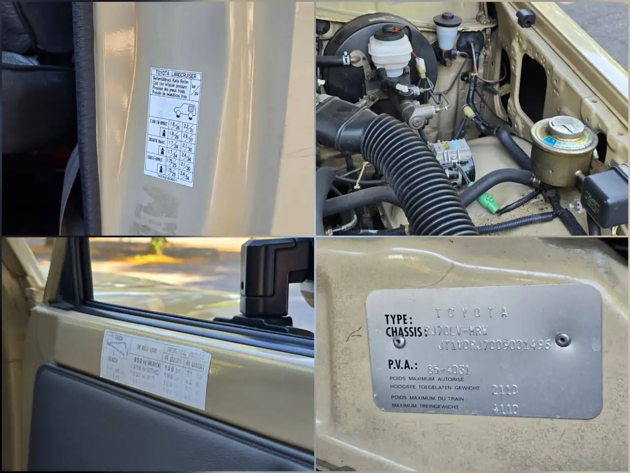 Toyota Land Cruiser RJ70 - 2.4L benzina - 22R, foto 6