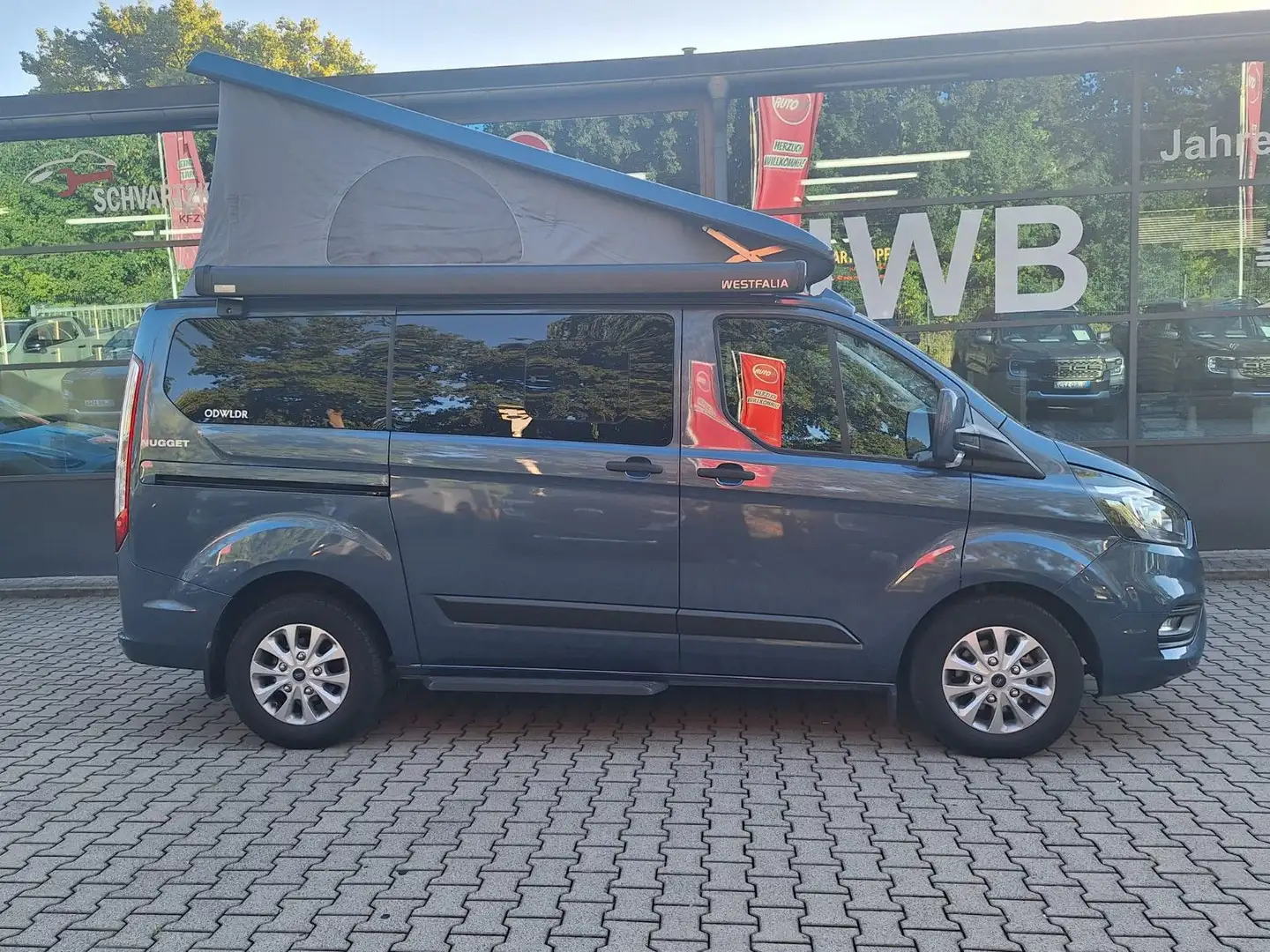 Ford Transit Custom Nugget Trend Aut. Aufstelldach AHK abn. Sitzhzg Bleu - 1