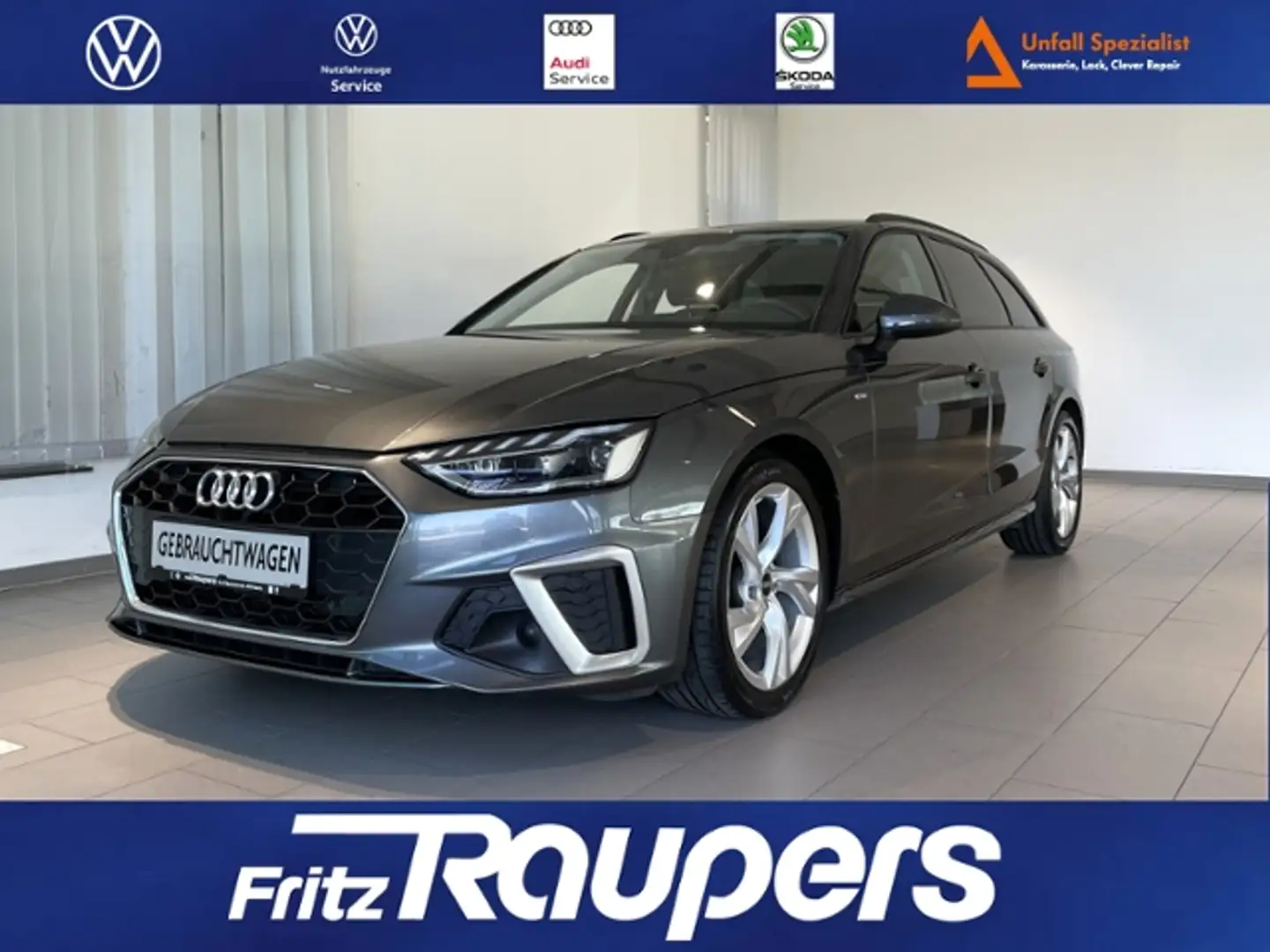 Audi A4 35 TDI Avant S line +NAVI+SITZHZNG+PDC Grau - 1