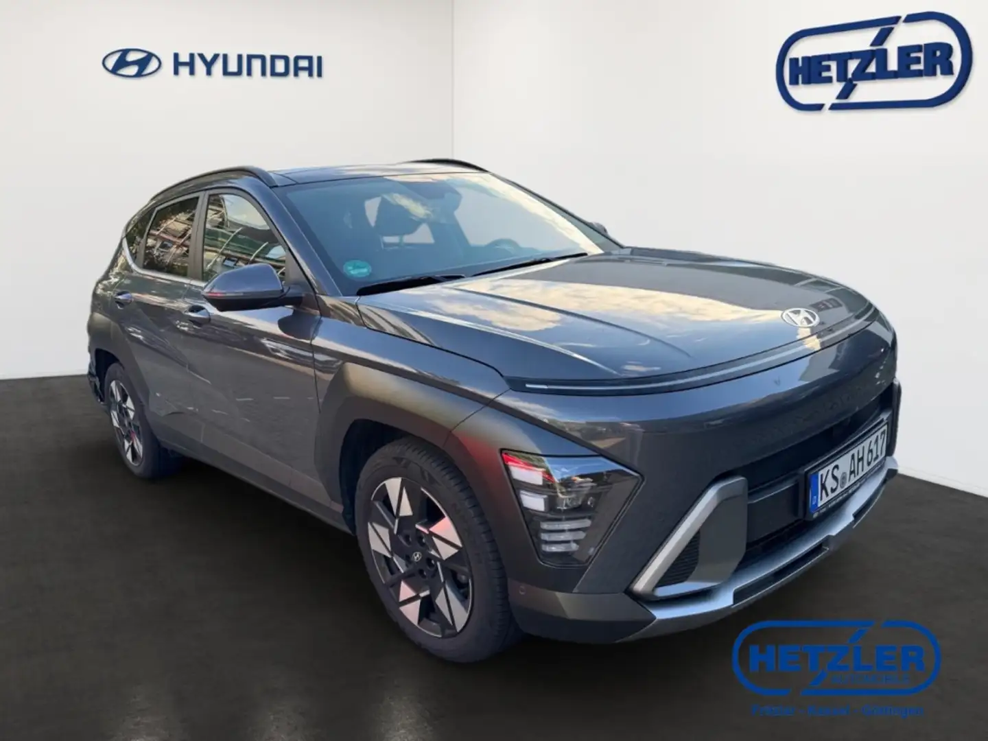 Hyundai KONA Prime 2WD 1.6 T-GDI EU6d Navi Leder Memory Sitze S Gris - 2