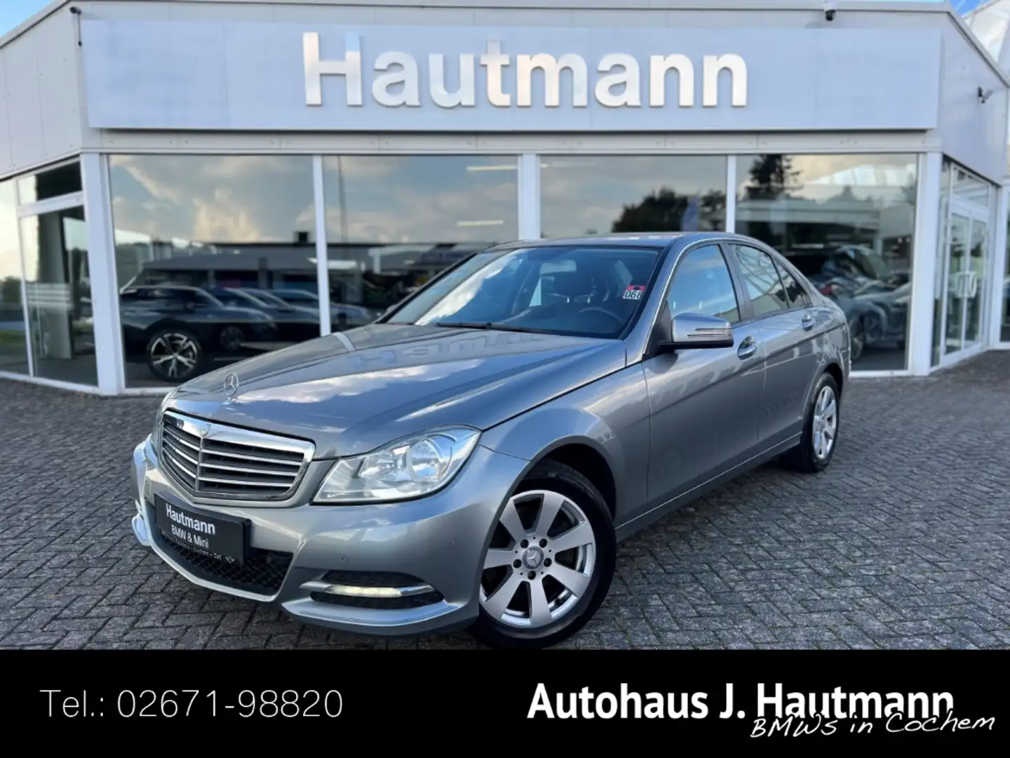 Mercedes-Benz C 220 CDI BlueEfficiency *2.HAND*NAVI*PDC*TEMPO* Silber - 1