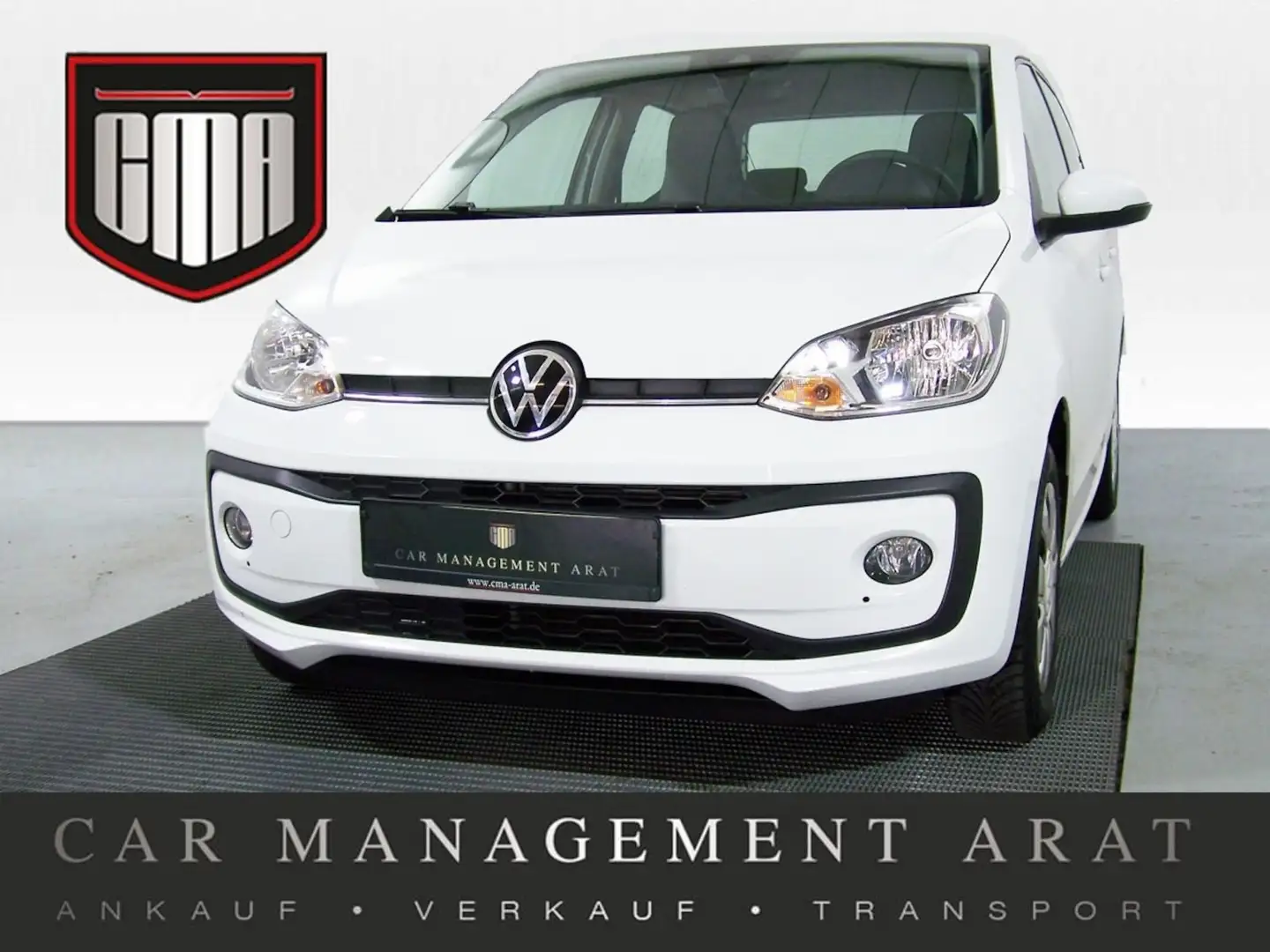 Volkswagen up! 1.0 4-türig+KLIMA+SITZH+DAB+TEMP+RÜCKFK Blanco - 1
