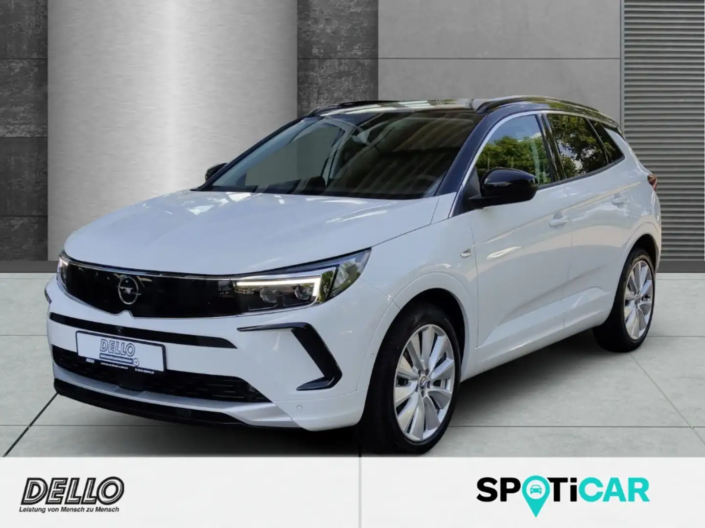 Opel Grandland Ultimate AT abn. AHK Navi Leder 360 Kamera Klimasi Bianco - 1
