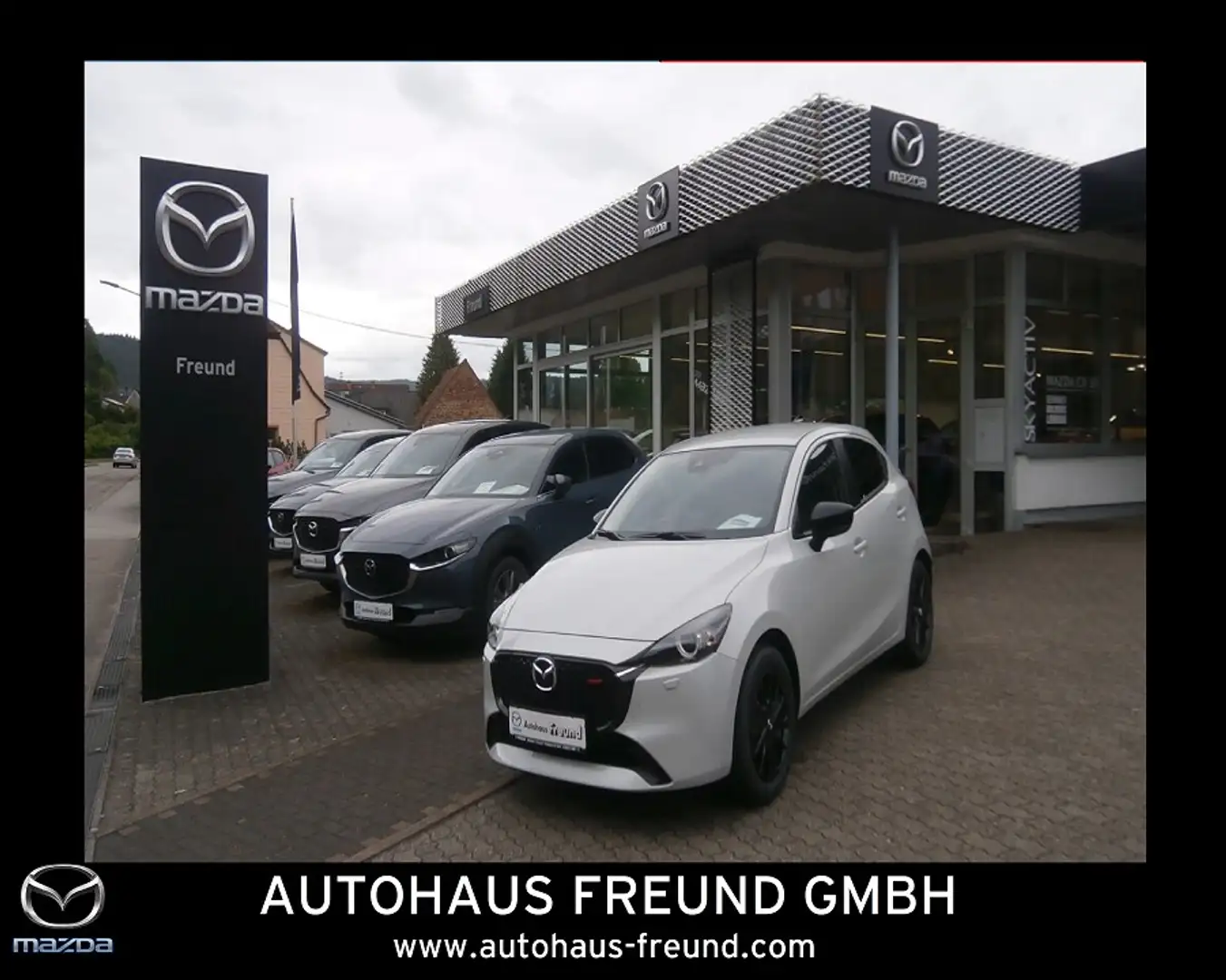 Mazda 2 1.5L SKYACTIV-G 90PS 6AT HOMURA Weiß - 1