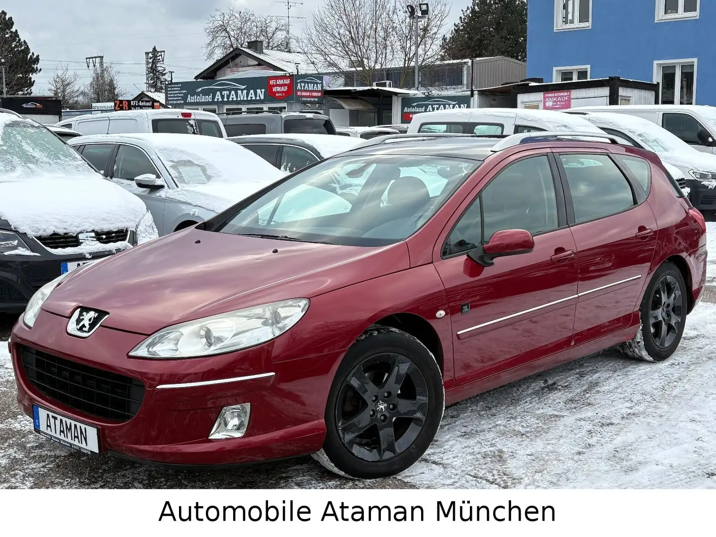 Peugeot 407 2.0 Benzin 140 Automatik, Klima / Panorama Rot - 2