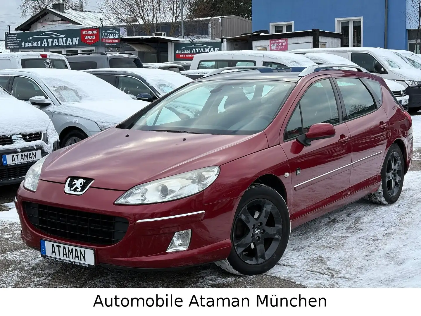 Peugeot 407 2.0 Benzin 140 Automatik, Klima / Panorama Rot - 1