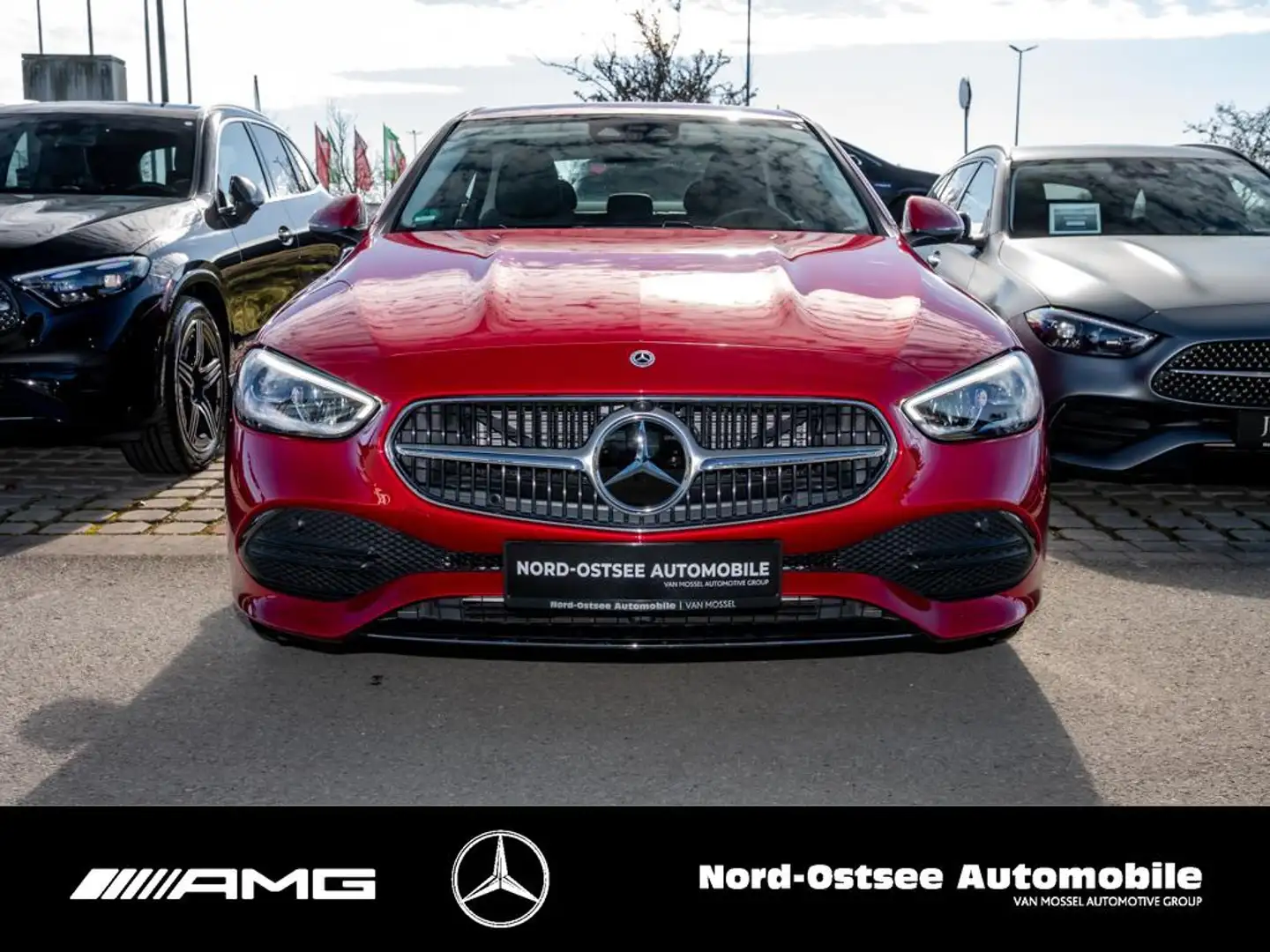 Mercedes-Benz C 180 AVANTGARDE  ADV DISTRO 360° LED AMBIENTE Rot - 2