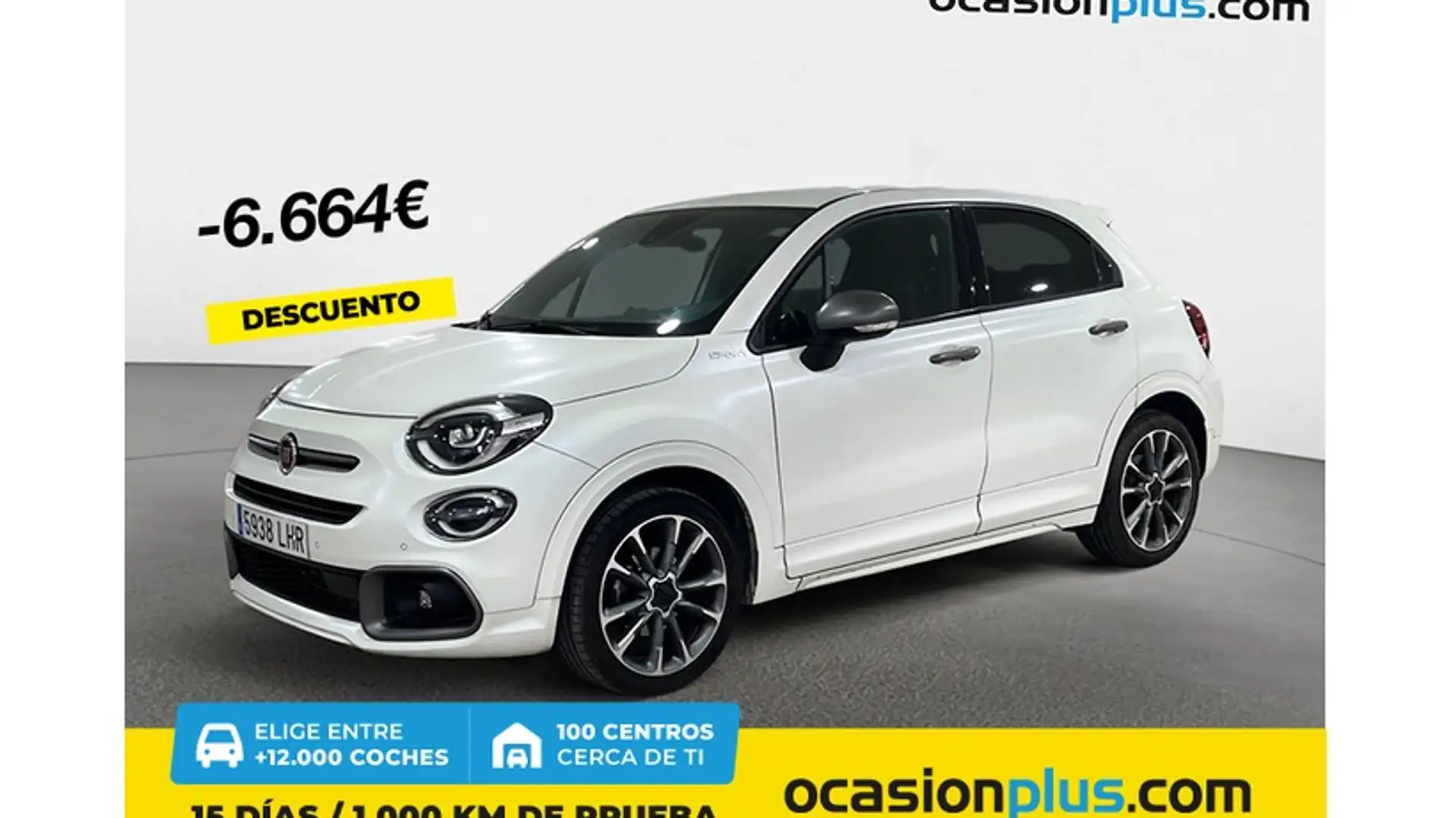 Fiat 500X 1.6Mjt S&S Sport 4x2 DCT 88kW Wit - 1