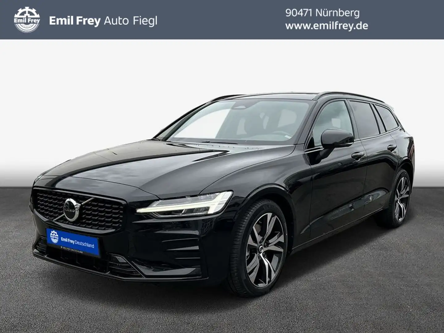 Volvo V60 B4 D Plus Dark Schwarz - 1