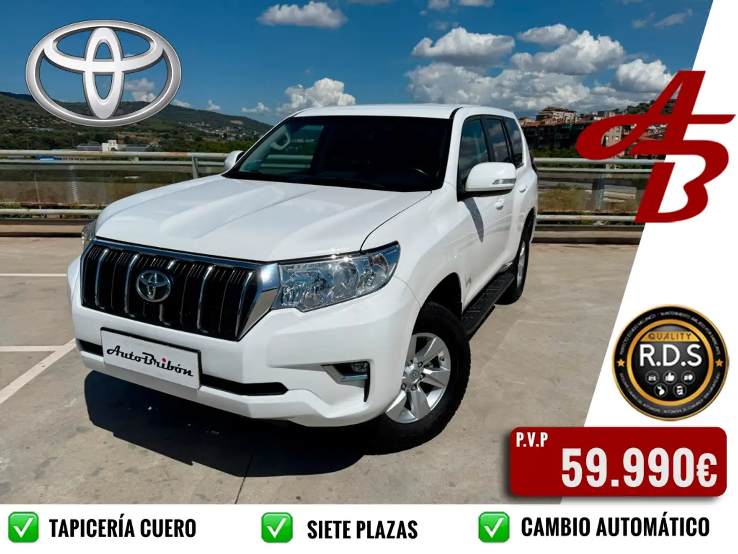 Toyota Land Cruiser D-4D VXL Aut. Blanco - 1
