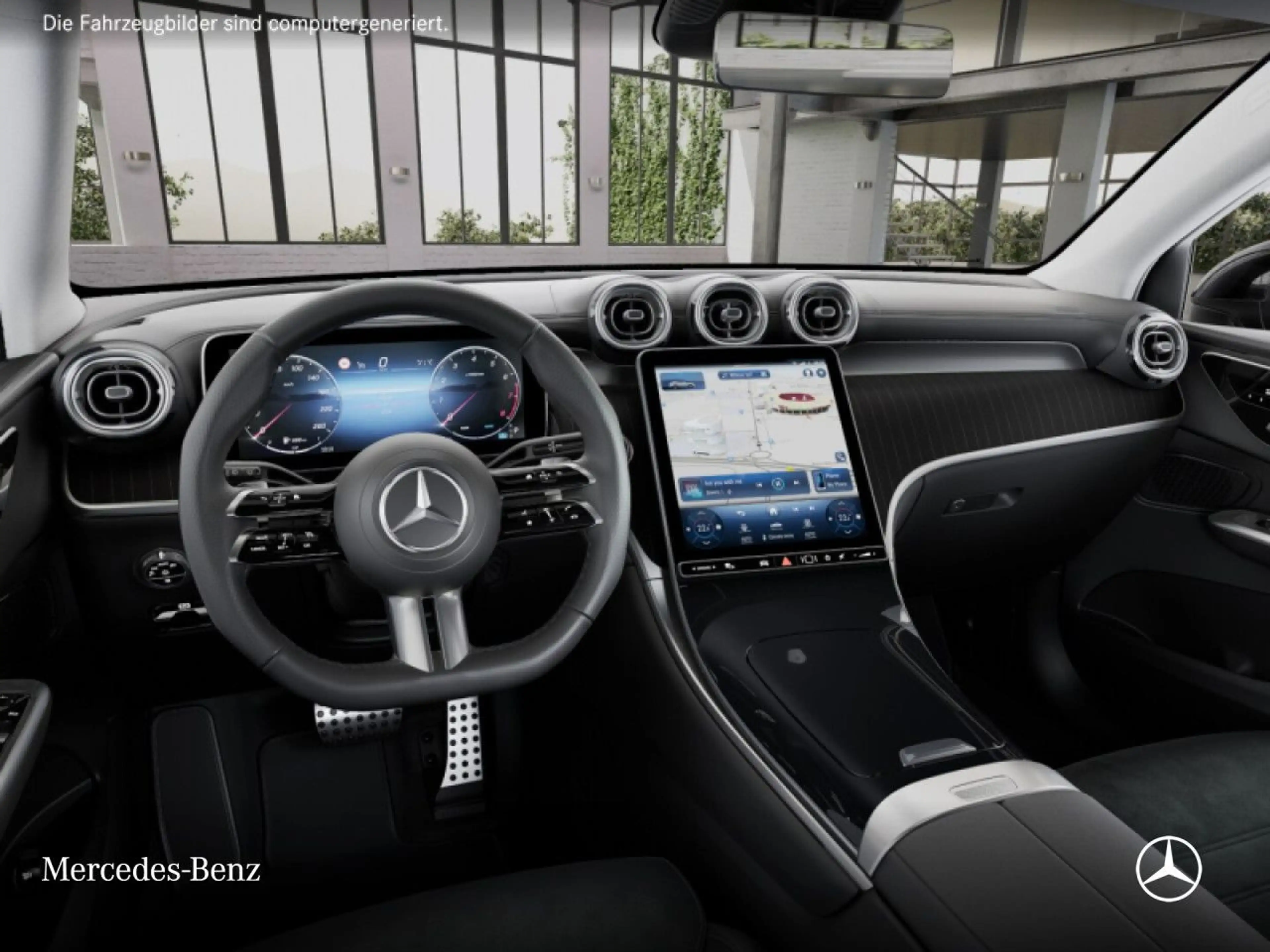 Mercedes-Benz GLC 200 4M AMG+NIGHT+360+AHK+TOTW+KEYLESS+9G — photo 9