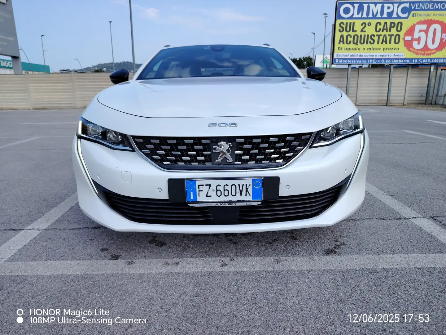 Peugeot 508 508 II 2019 SW SW 2.0 bluehdi GT Line s Bianco - 2