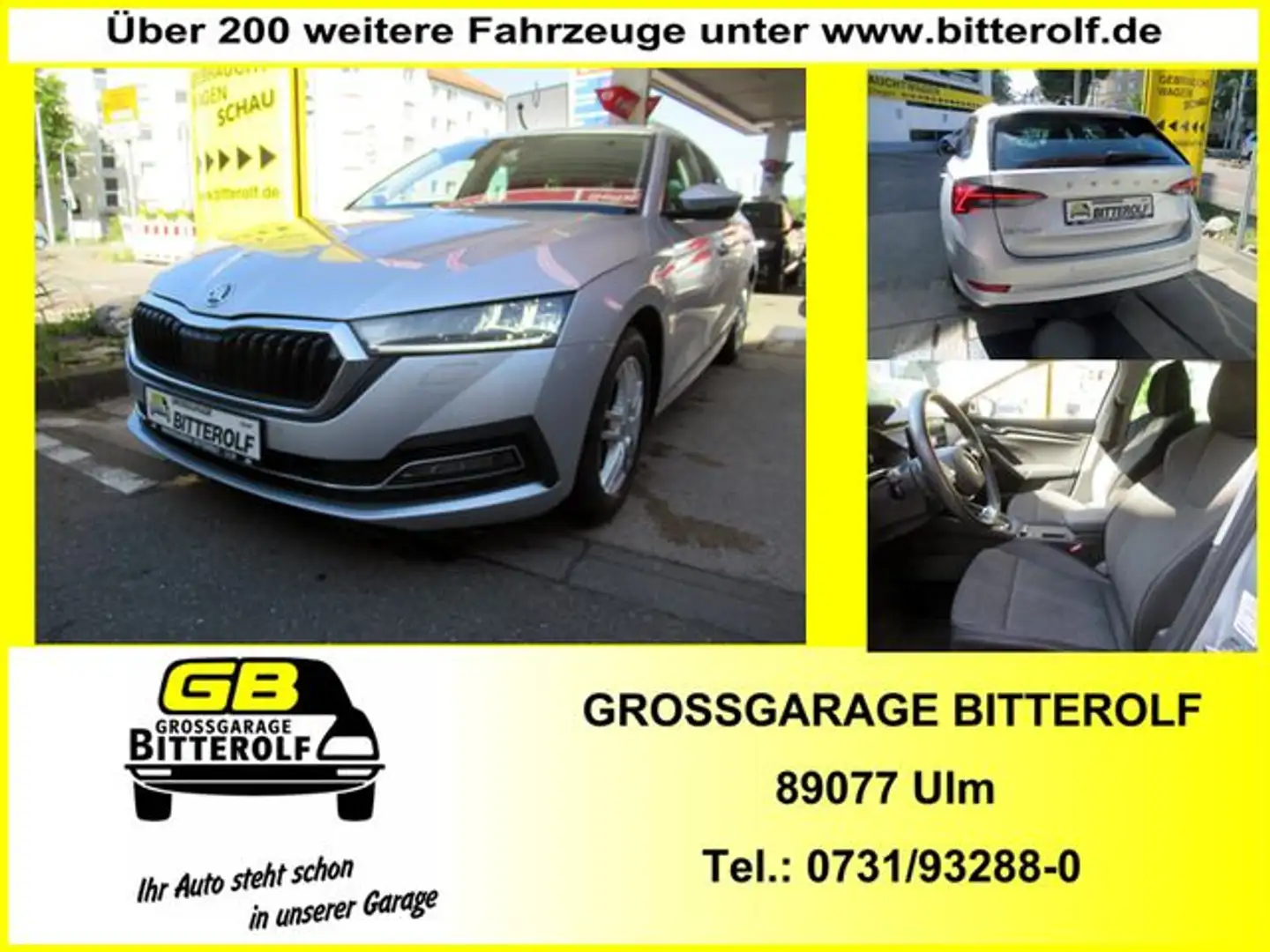 Skoda Octavia Combi 2.0TDI DSG Nav/4SHZ/Memo/Tempo Silber - 1