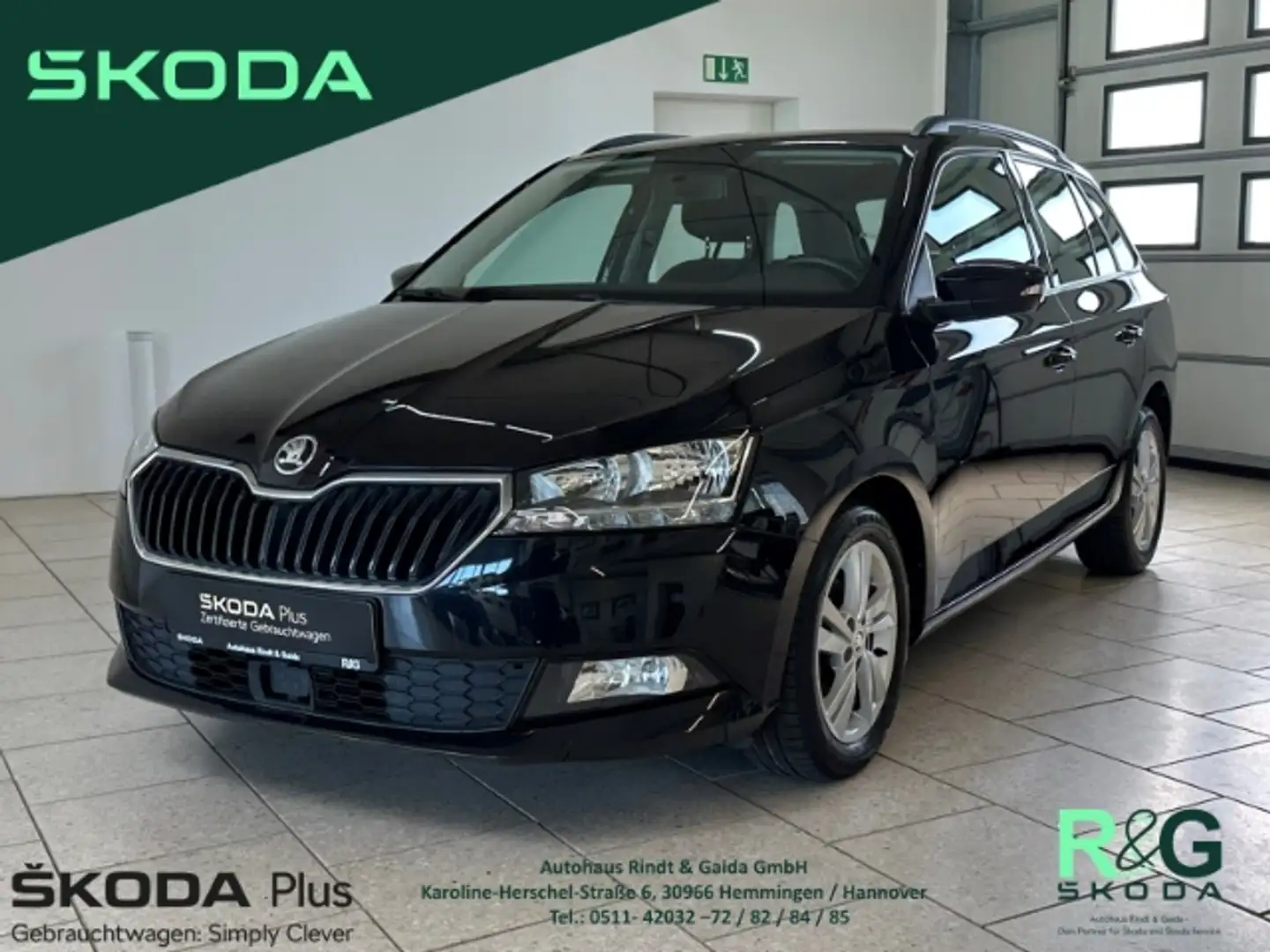Skoda Fabia Combi Ambition 1.0 TSI Klima Freisprech Noir - 1