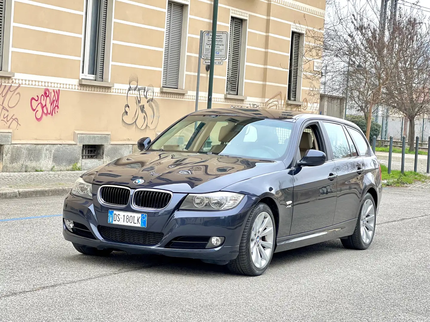 BMW 320 d 177cv xDrive Touring Futura KM CERT-1 PROP-PELLE Blu/Azzurro - 1