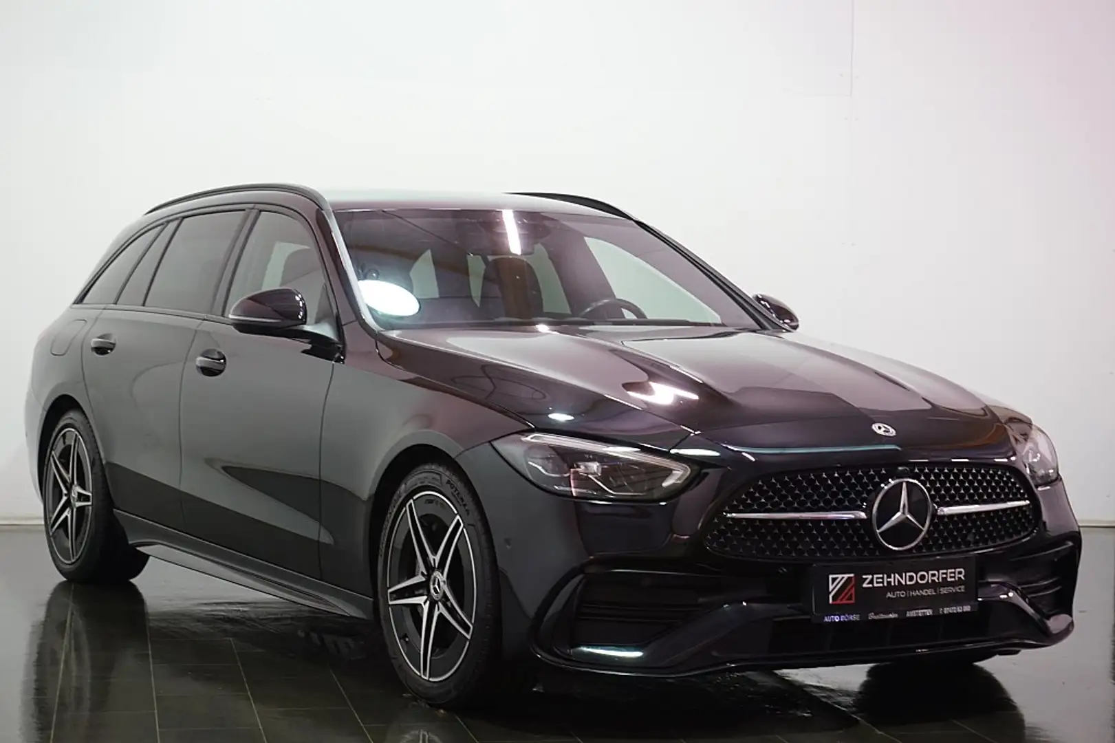 Mercedes-Benz C 200 d T Aut. / 3 x AMG / AHK / NAVI / LED / RFK Schwarz - 2