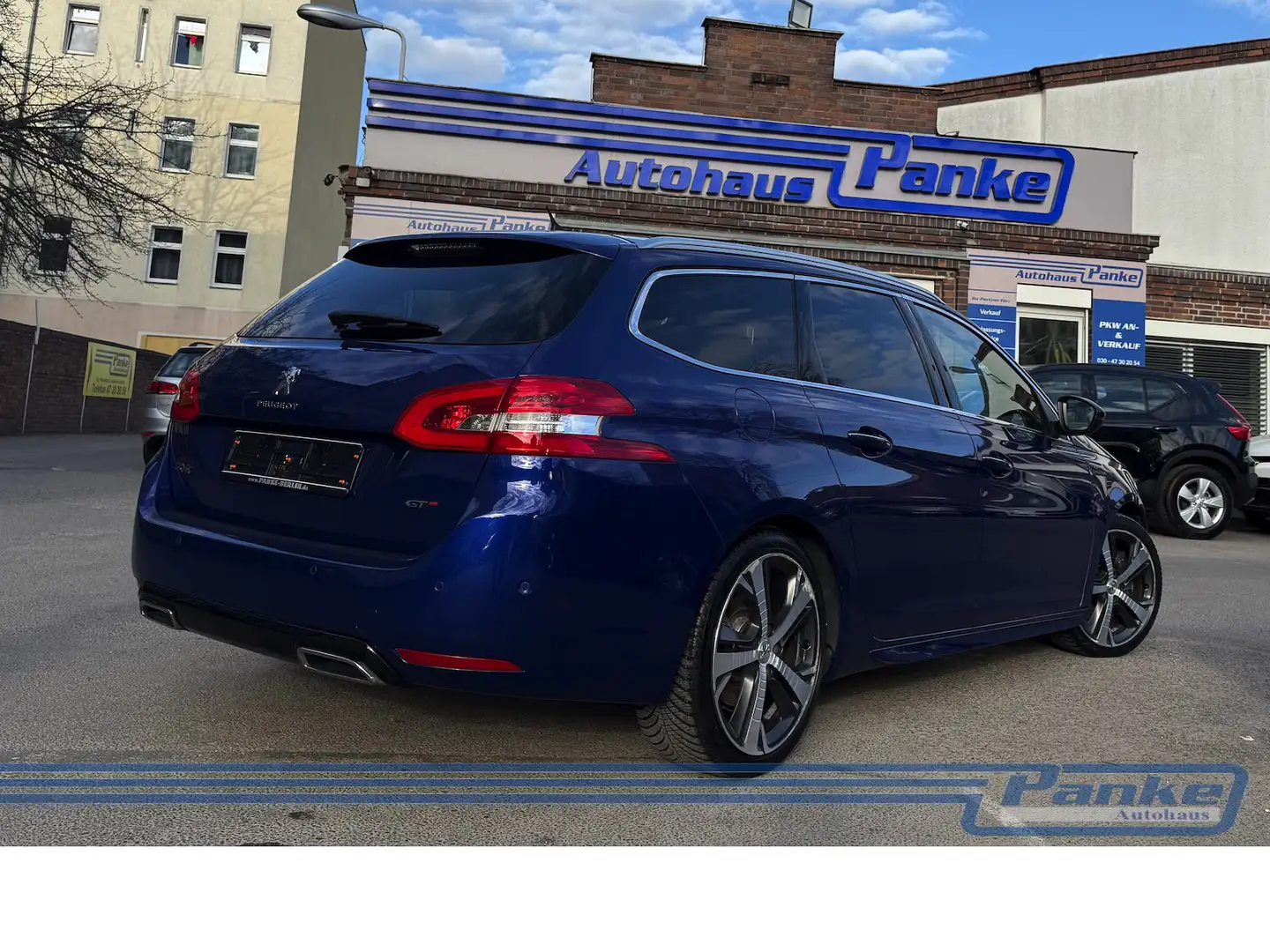 Peugeot 308 GT 180*Pano*TotW*LED*RFK*Denon*SHZ*NAV* Blau - 2